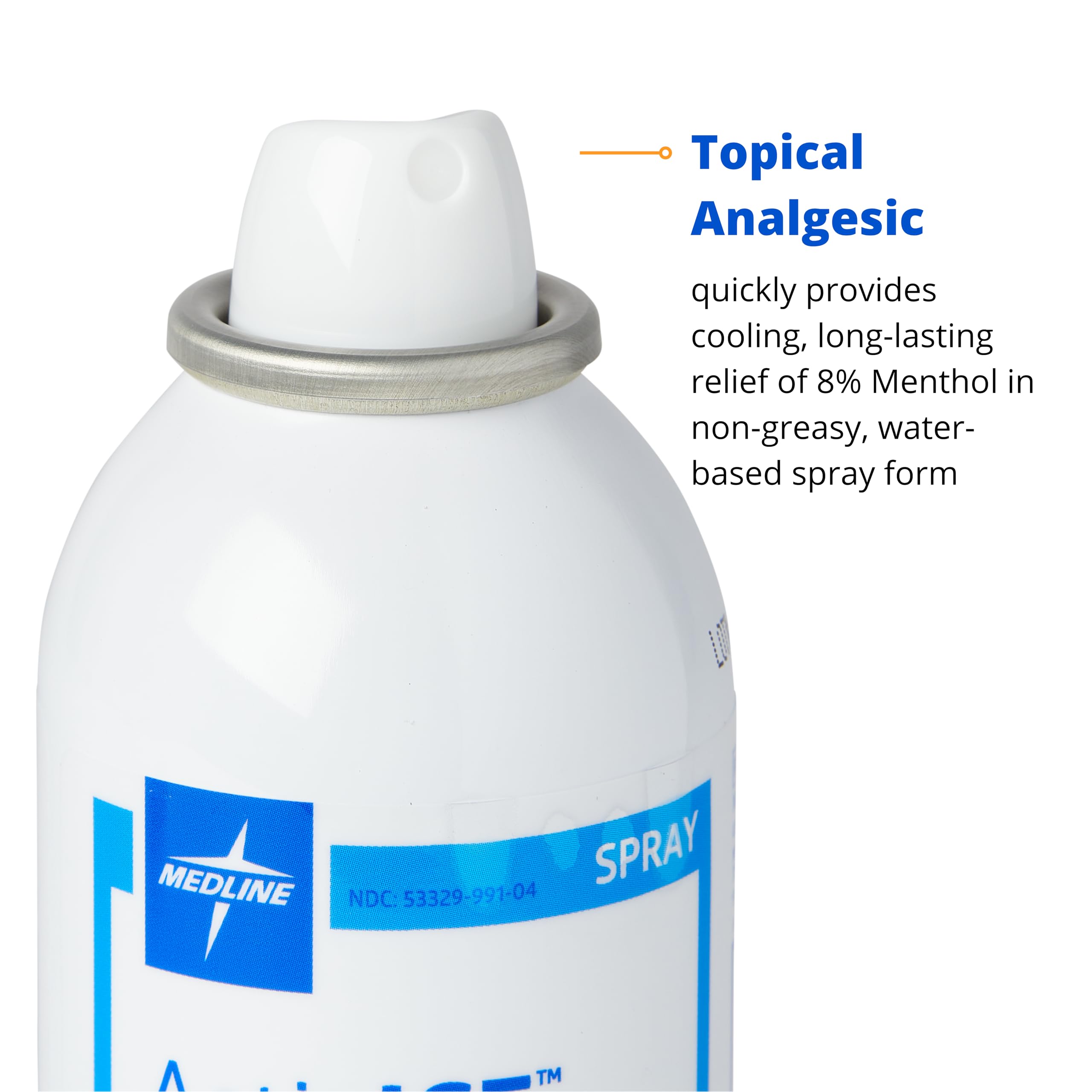 Medline ActivICE Spray Cooling Gel, Topical Pain Relief for Arthritis, Joint, Muscle, Back & Body Aches & Pain, 4 oz Medline buy supplements canada