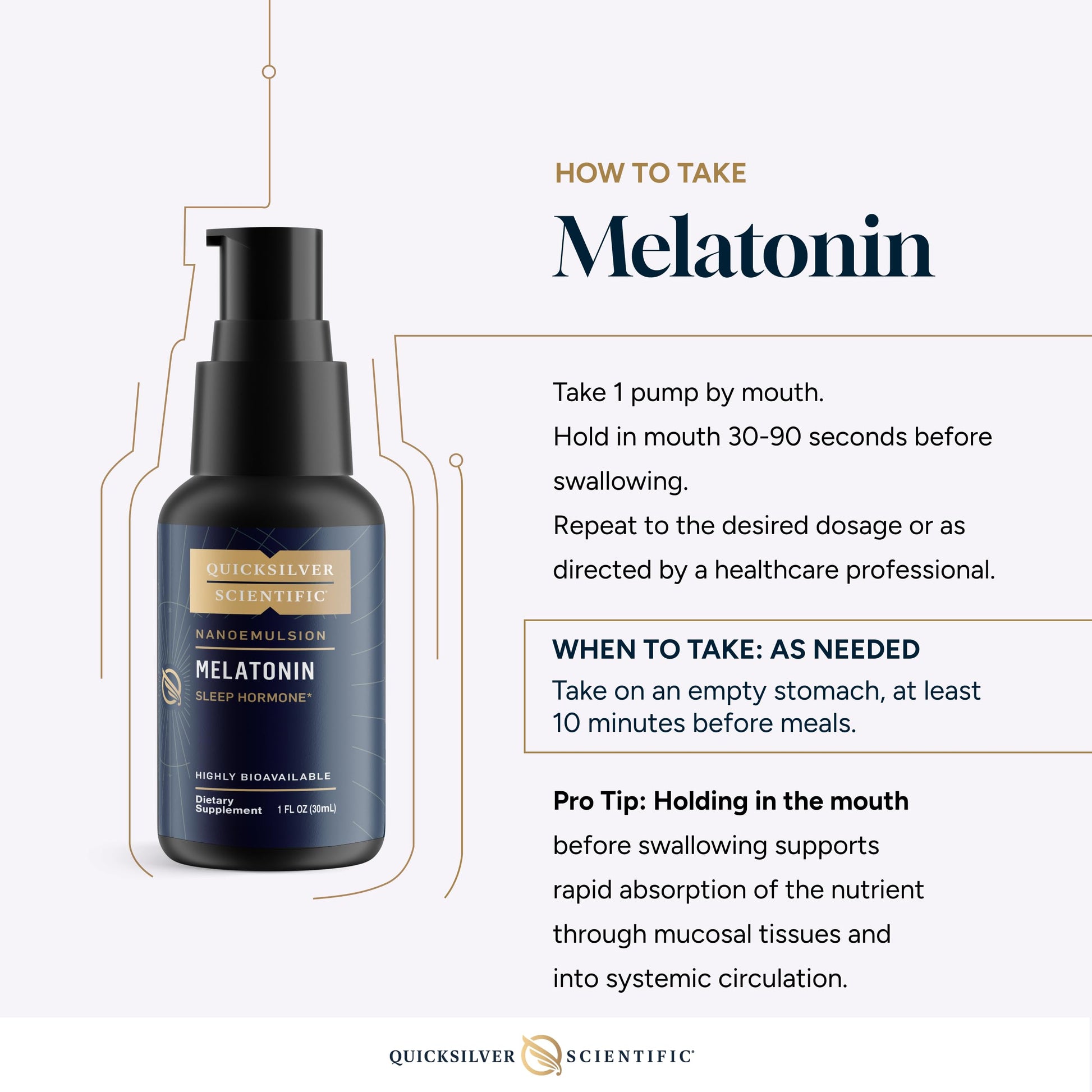Quicksilver Scientific Liposomal Melatonin - Bedtime, Jet Lag & Immune Support Liquid for Adults - Efficient, Superior Absorption 1mg to Minimize Morning Drowsiness (30 ml) Quicksilver Scientific buy supplements canada
