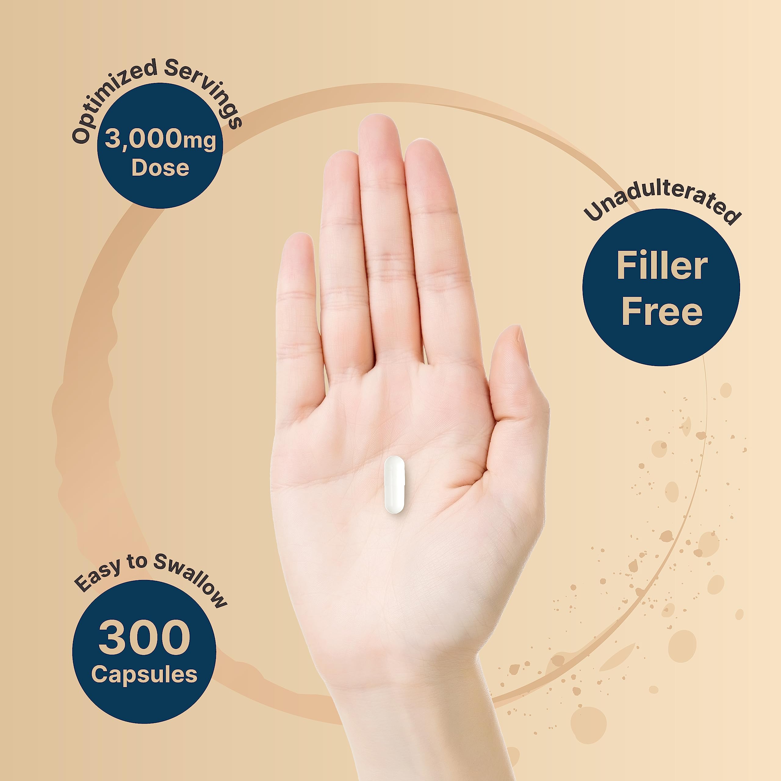Creatine Monohydrate Capsules 3,000mg Per Serving, 300 Count | Micronized, Unflavored Creatine Pills | Pre-Workout & Muscle Strength Support | Easy to Swallow, Filler-Free | 50 Servings NatureBell buy supplements canada