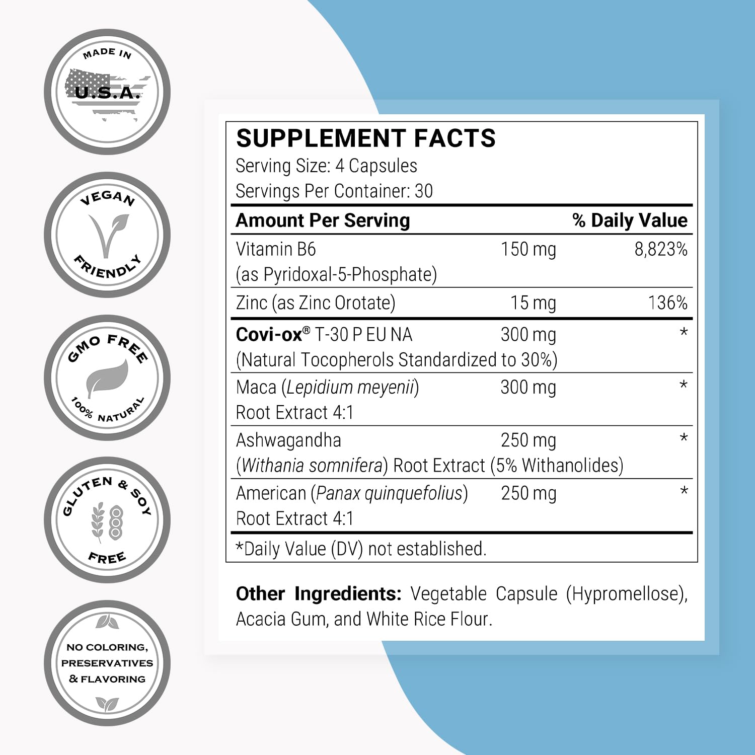 Supersmart - Natural Prolactin Balance Formula - with p5p Vitamin B6, Maca Root, Ashwagandha | Gluten Free - 120 Vegetarian Capsules Supersmart buy supplements canada