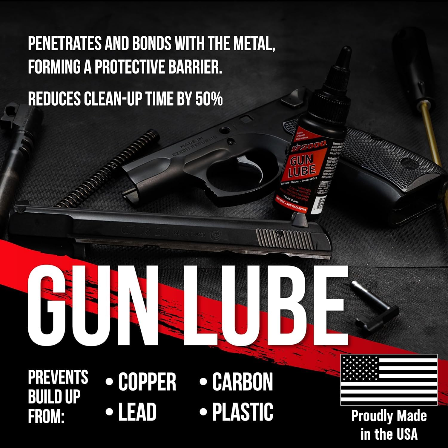 Slip 2000 Gun Lube, 100% Pure Synthetic CLP, Performs in All Conditions, Gun Lubricants for Peak Performance, Reduces Heat, Eliminates Excessive Wear, Shotguns, Rifles and Pistols, 4-Ounce Pump Slip2000 buy supplements canada