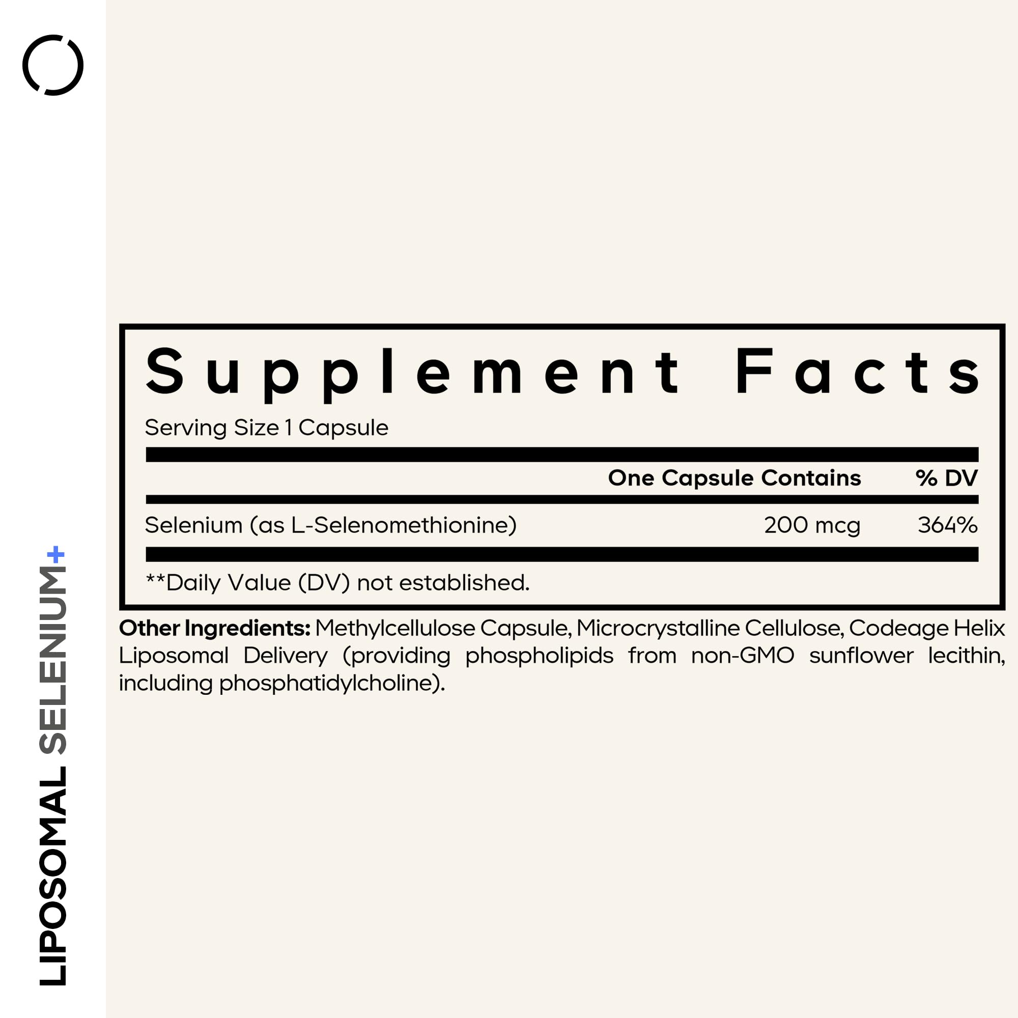 Codeage Selenium 200 mcg Supplement, 6-Month Supply, Immune Support, Mineral Cofactor Selenomethionine, Phospholipids, Vegan, Liposomal Delivery, 180 Capsules Codeage buy supplements canada