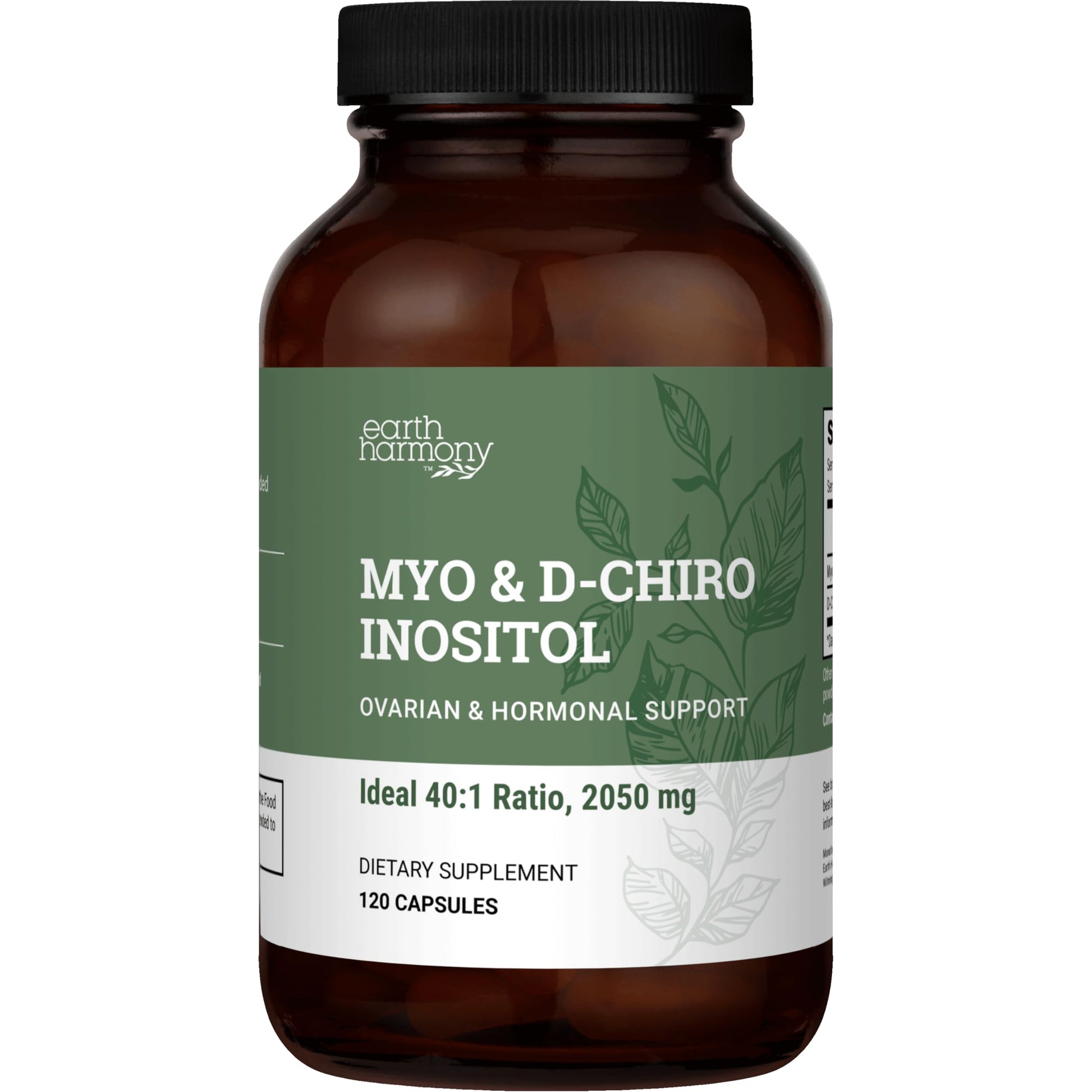 Earth Harmony Myo-Inositol & D-Chiro Inositol Supplement for Women, Ovarian & Hormone Balance for Women - Supports Normal Cycles, Fertility Supplement (120 Capsules) Earth Harmony Naturals buy supplements canada