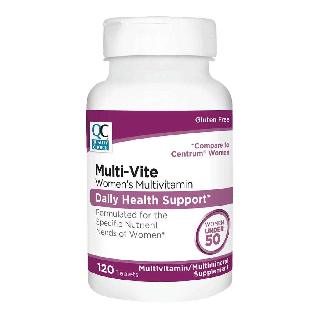 Quality Choice Womens Multi-Vite, Multivitamin Tablets for Daily Health Support Formulated for Women Under 50 in 120 Count Bottles Quality Choice buy supplements canada