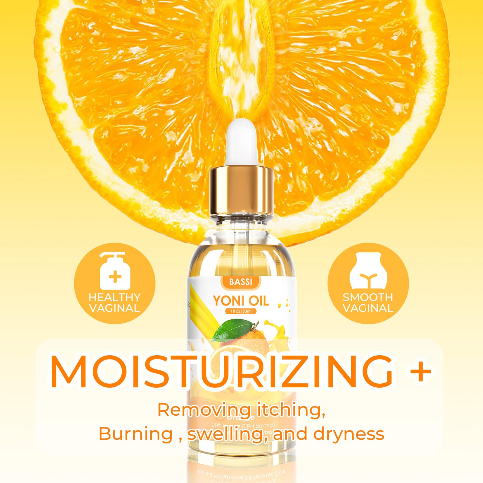 BASSI 2PCS Yoni Oil Organic Feminine Oil Vaginal Moisturizer - Ph Balance for Women - Feminine Deodorant BASSI buy supplements canada