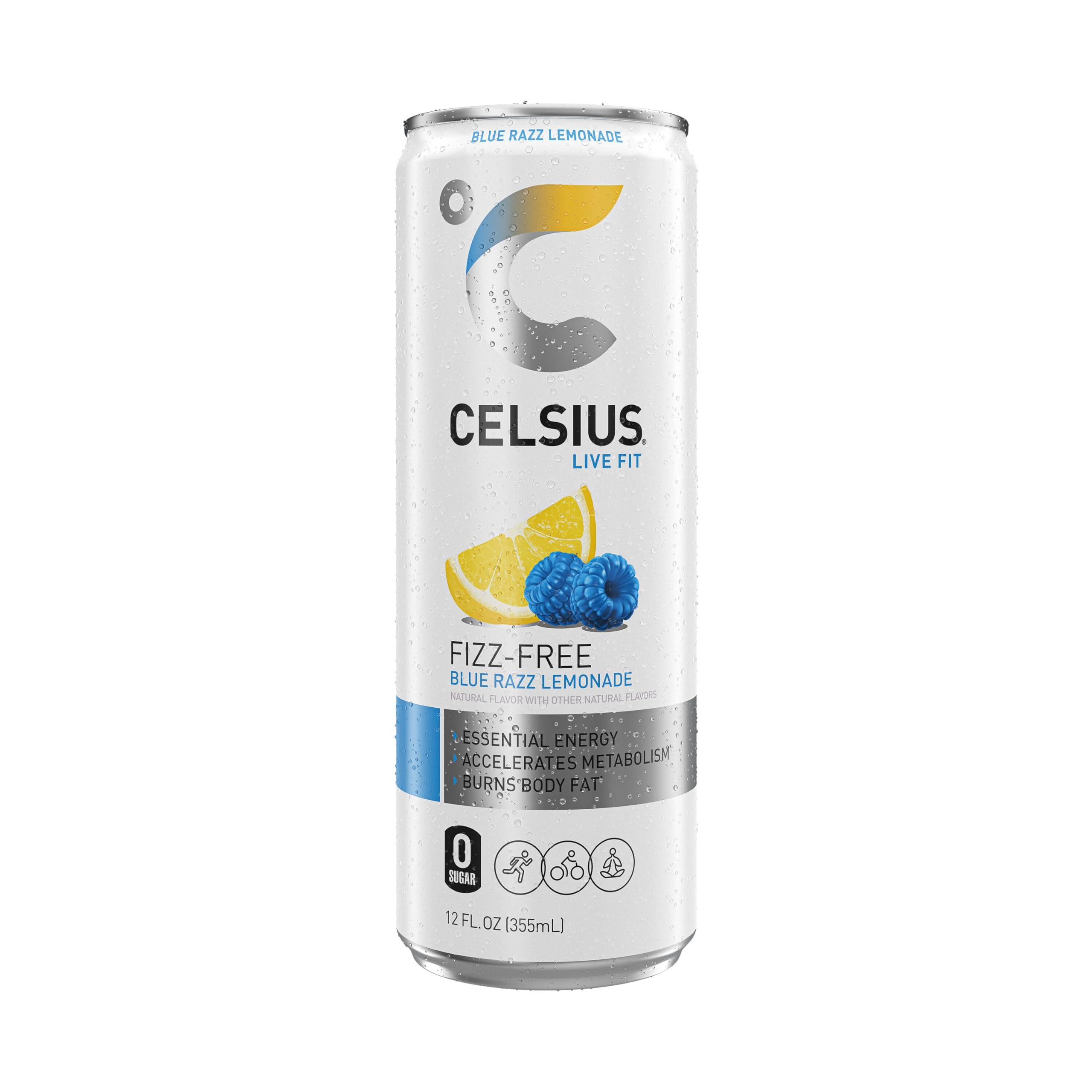 CELSIUS Fizz Free Blue Razz Lemonade, Functional Essential Energy Drink 12 Fl Oz CELSIUS buy supplements canada