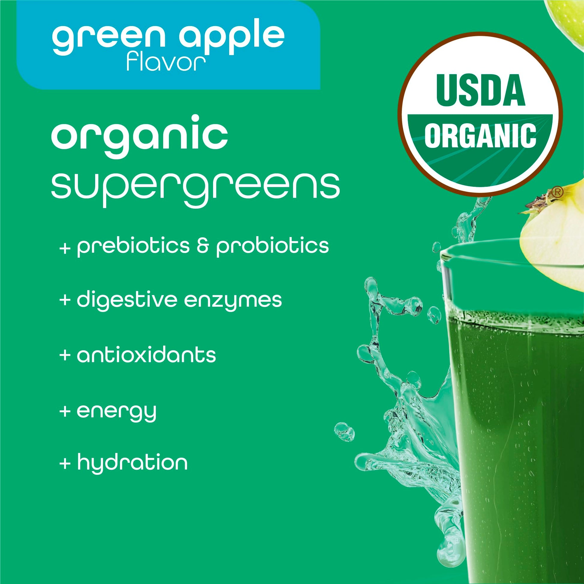 Zena Nutrition Organic Super Greens Energy & Hydration Powder, 70+ Superfoods, 0 Sugar, 5G Fiber, Spirulina, Chlorella, Prebiotics/Probiotics, Natural Caffeine + Electrolytes, 40 Drink Mix Packets Zena Nutrition buy supplements canada