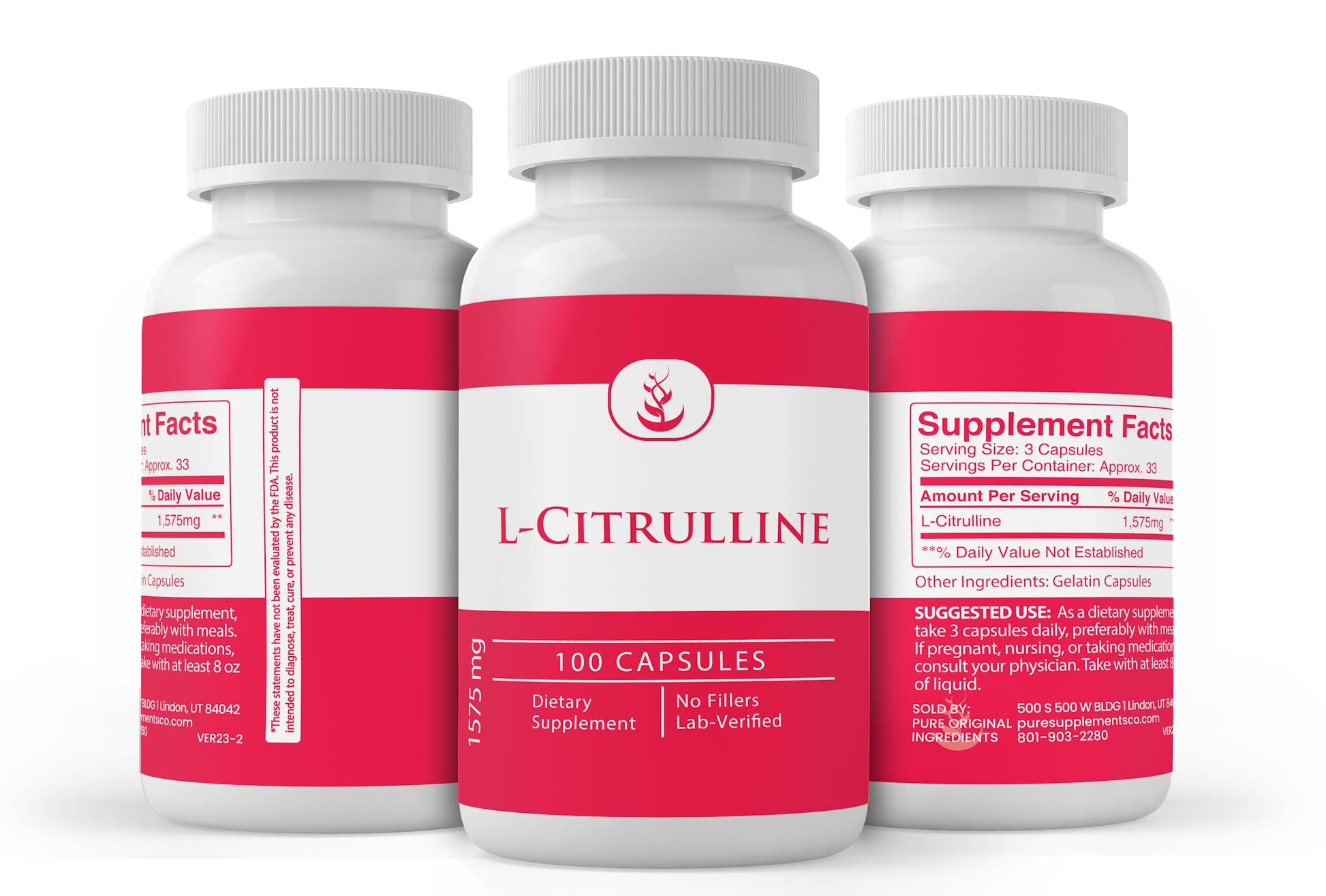 Pure Original Ingredients L-Citrulline, (100 Capsules) Always Pure, No Additives Or Fillers PURE ORIGINAL INGREDIENTS buy supplements canada