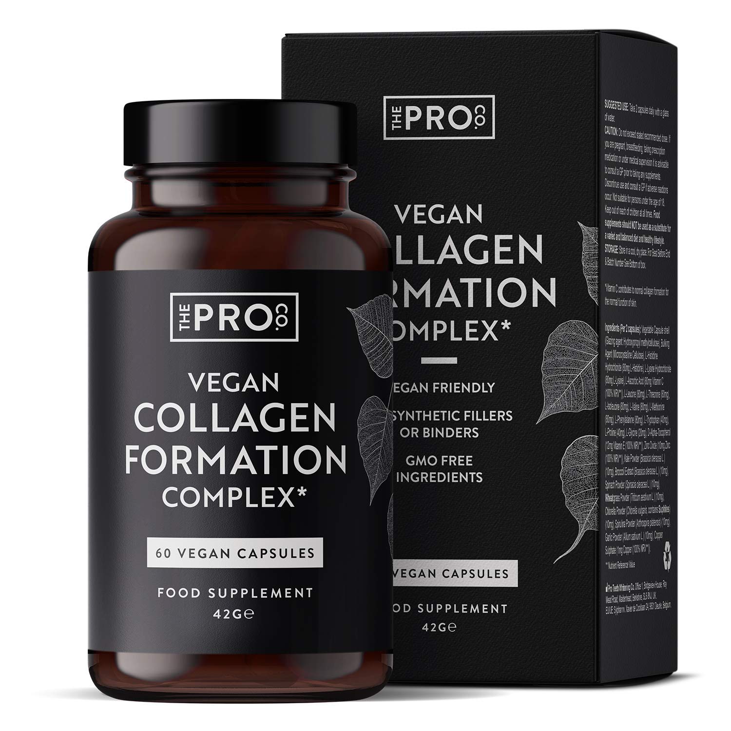 Premium Vegan Collagen Booster Supplement - Hair Skin & Nails Vitamins The Pro Co buy supplements canada