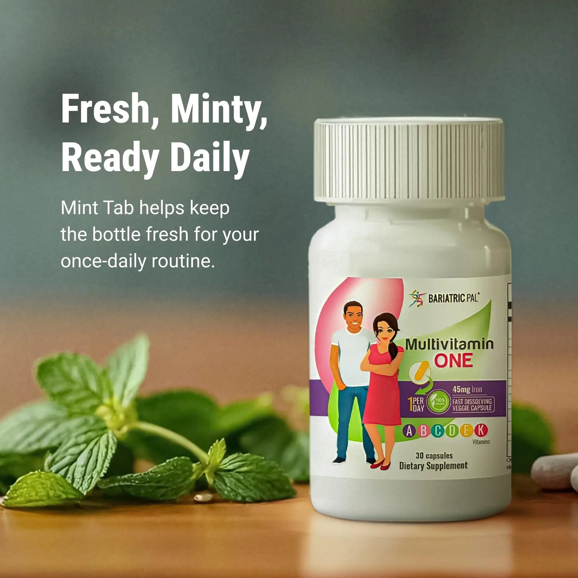 BariatricPal Multivitamin ONE 1 per Day! Bariatric Multivitamin Capsule Iron Free | Easy to Swallow Capsule | BariatricPal buy supplements canada