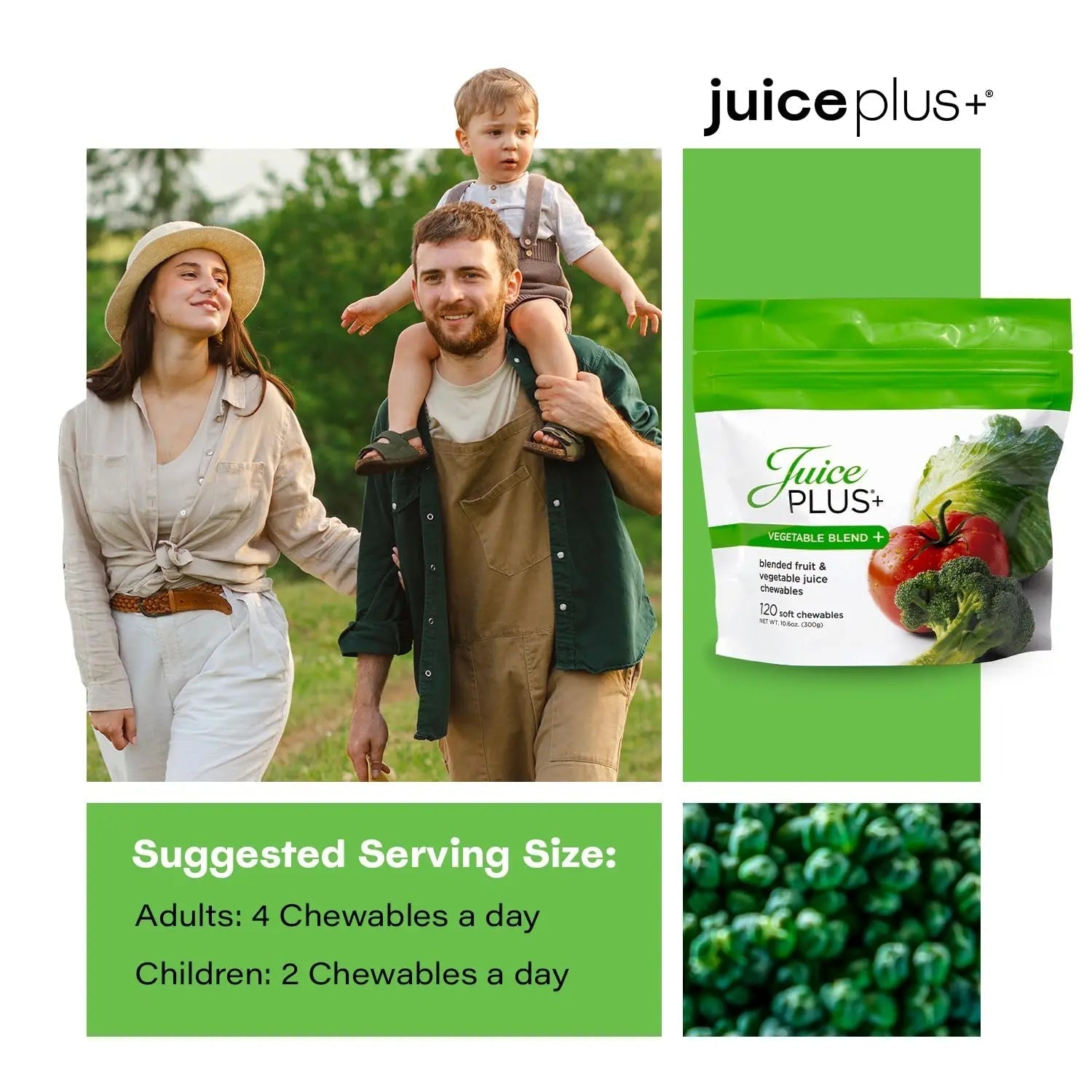 JuicePlus+ Vegetable Blend Soft Chews (Chewables) - Delicious Vegan Gummies with 11 Nutrient-Rich Vegetables for Daily Wellness! Juice Plus+ buy supplements canada