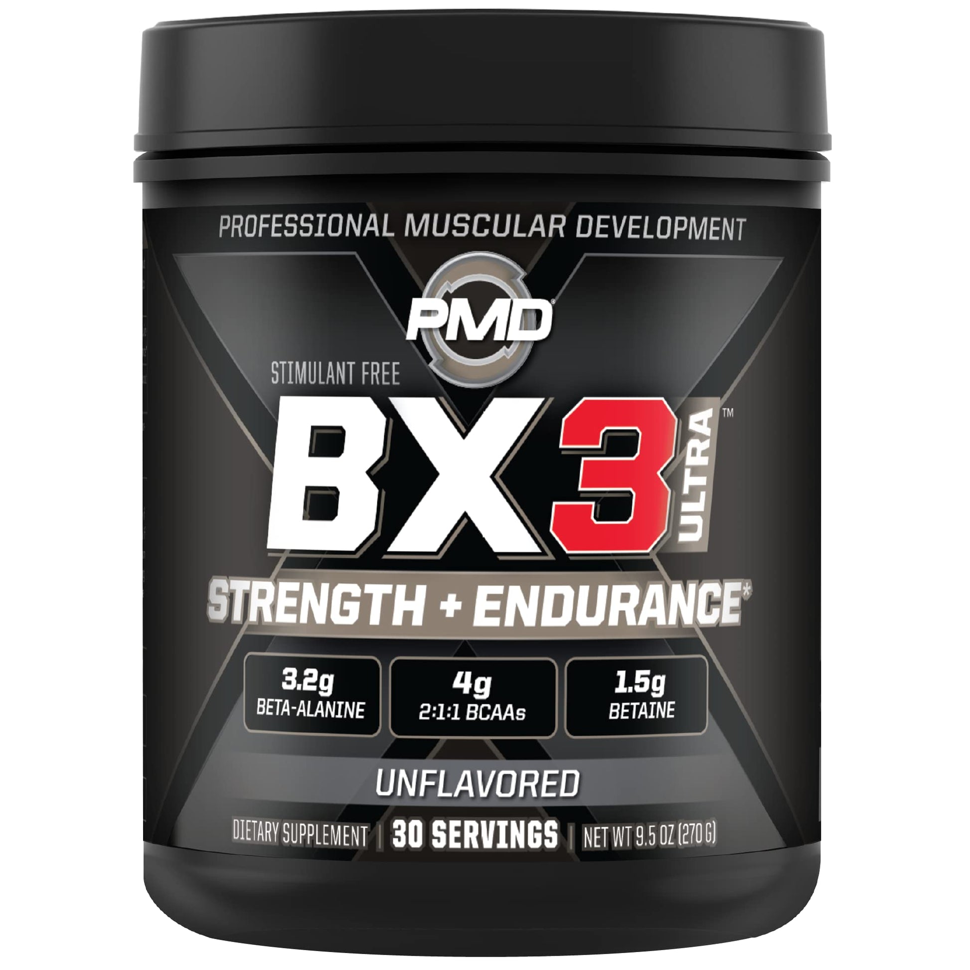 PMD Sports BX3 Ultra Muscle-Building Powder – Beta-Alanine, BCAAs, Betaine Anhydrous PMD buy supplements canada