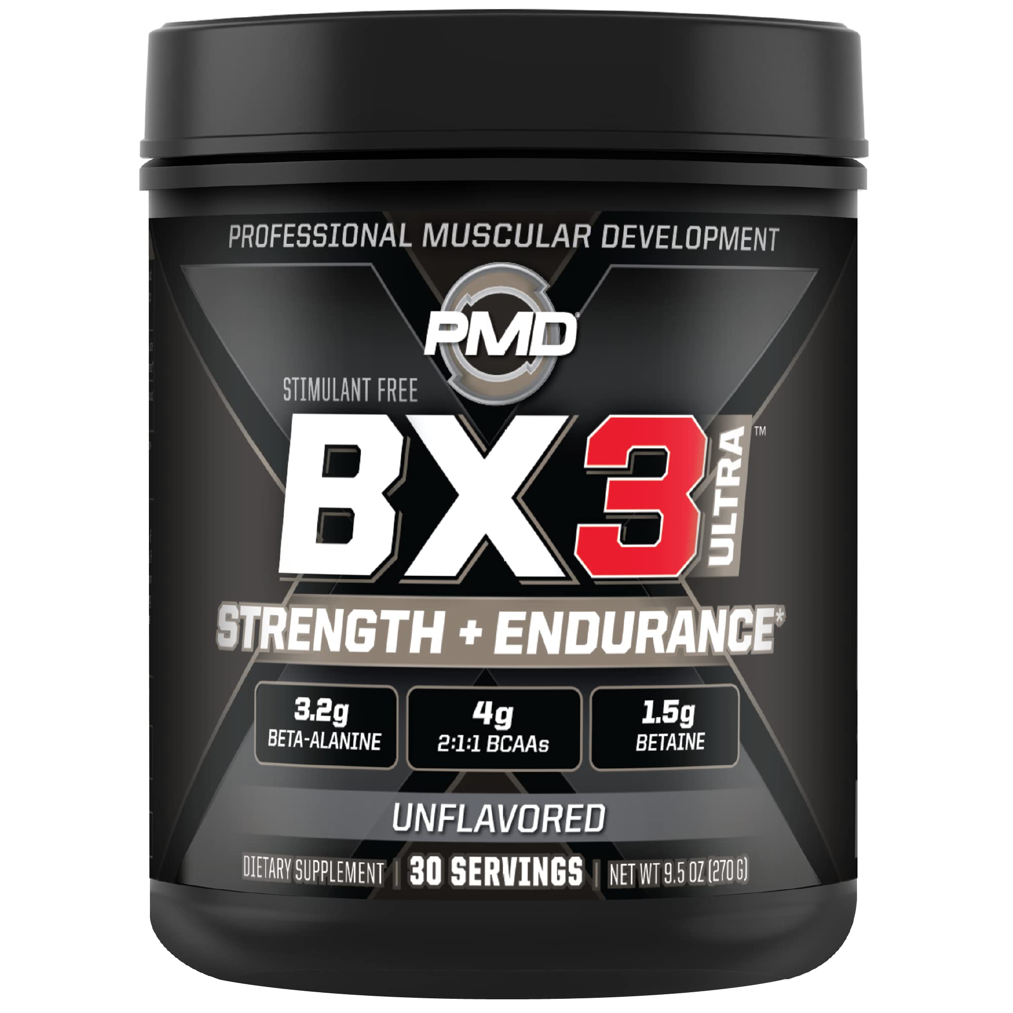 PMD Sports BX3 Ultra Muscle-Building Powder – Beta-Alanine, BCAAs, Betaine Anhydrous PMD buy supplements canada