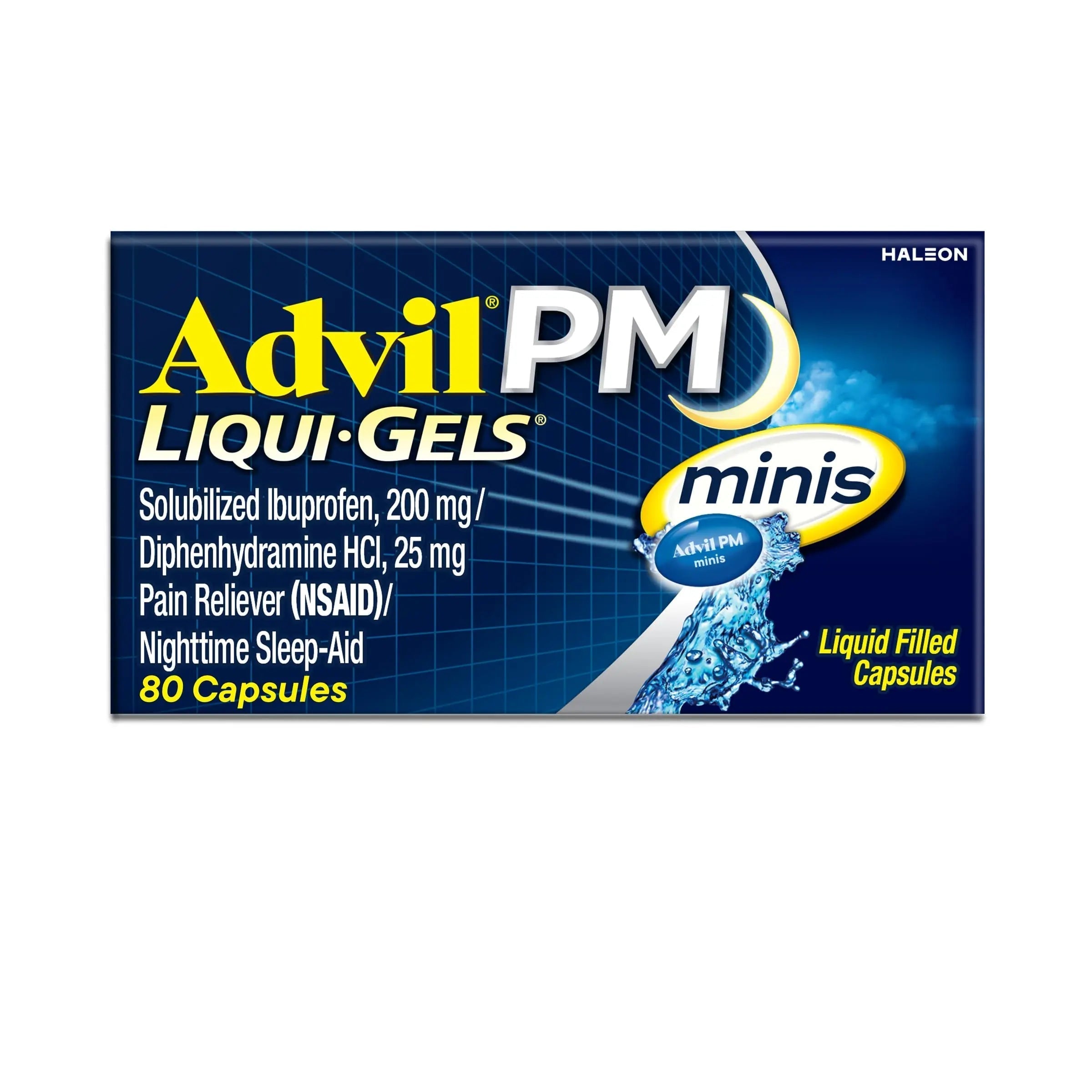 Advil PM Liqui-Gels Minis, 80 Liquid Filled Capsules Advil buy supplements canada