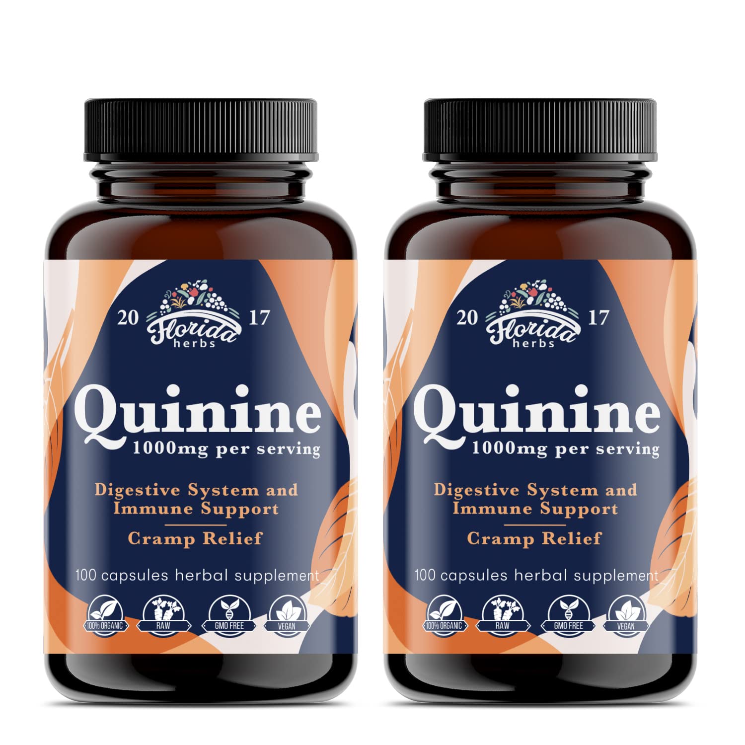Leg Cramps Support Organic Pills - 1000 mg - Quinine Tablets for Cramp Defense FLORIDA HERBS buy supplements canada