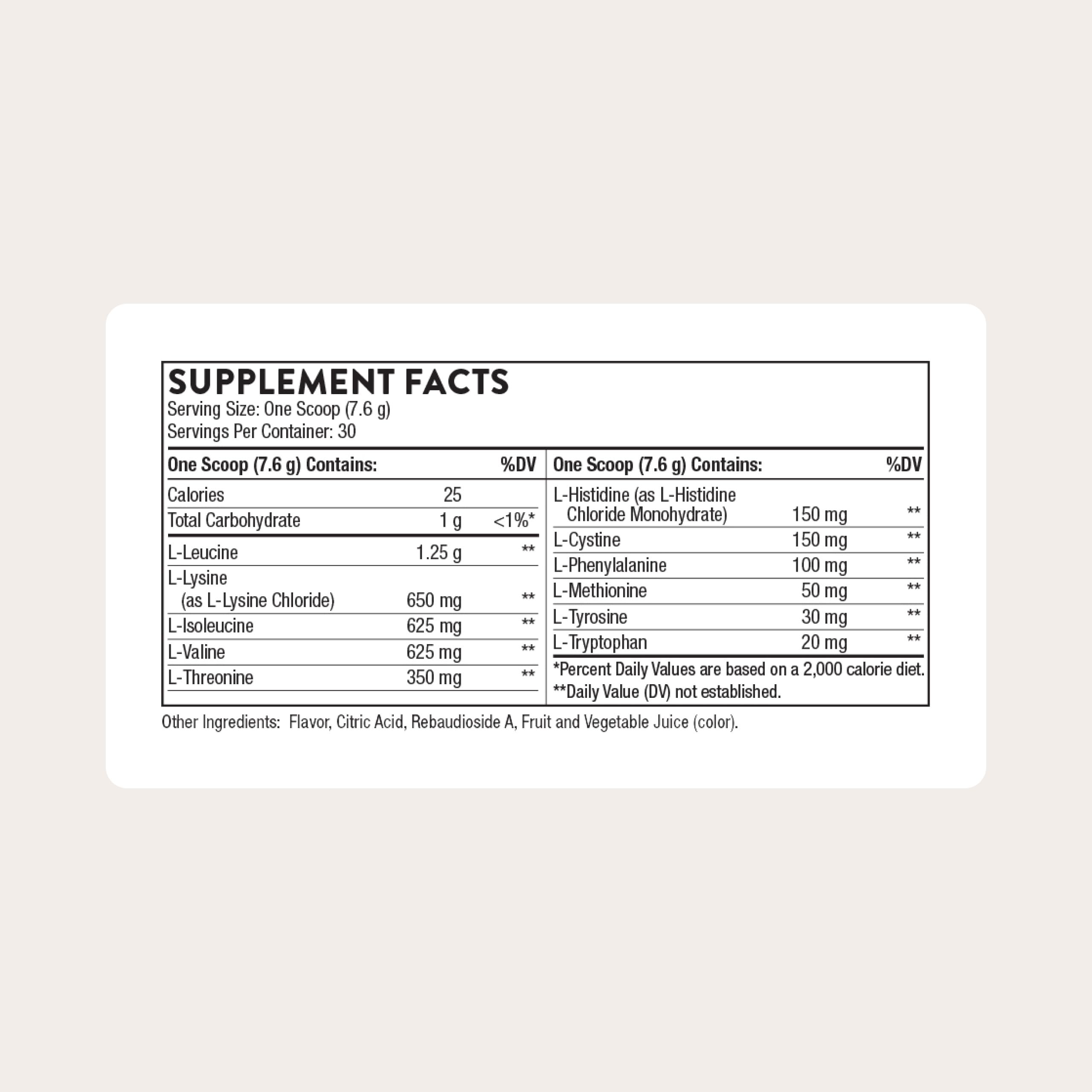 THORNE - Amino Complex - Clinically-Validated EAA and BCAA Powder for Pre or Post-Workout - Promotes Lean Muscle Mass & Exercise Recovery* - NSF Certified for Sport - 30 Servings - 8.0 Oz - Berry THORNE buy supplements canada