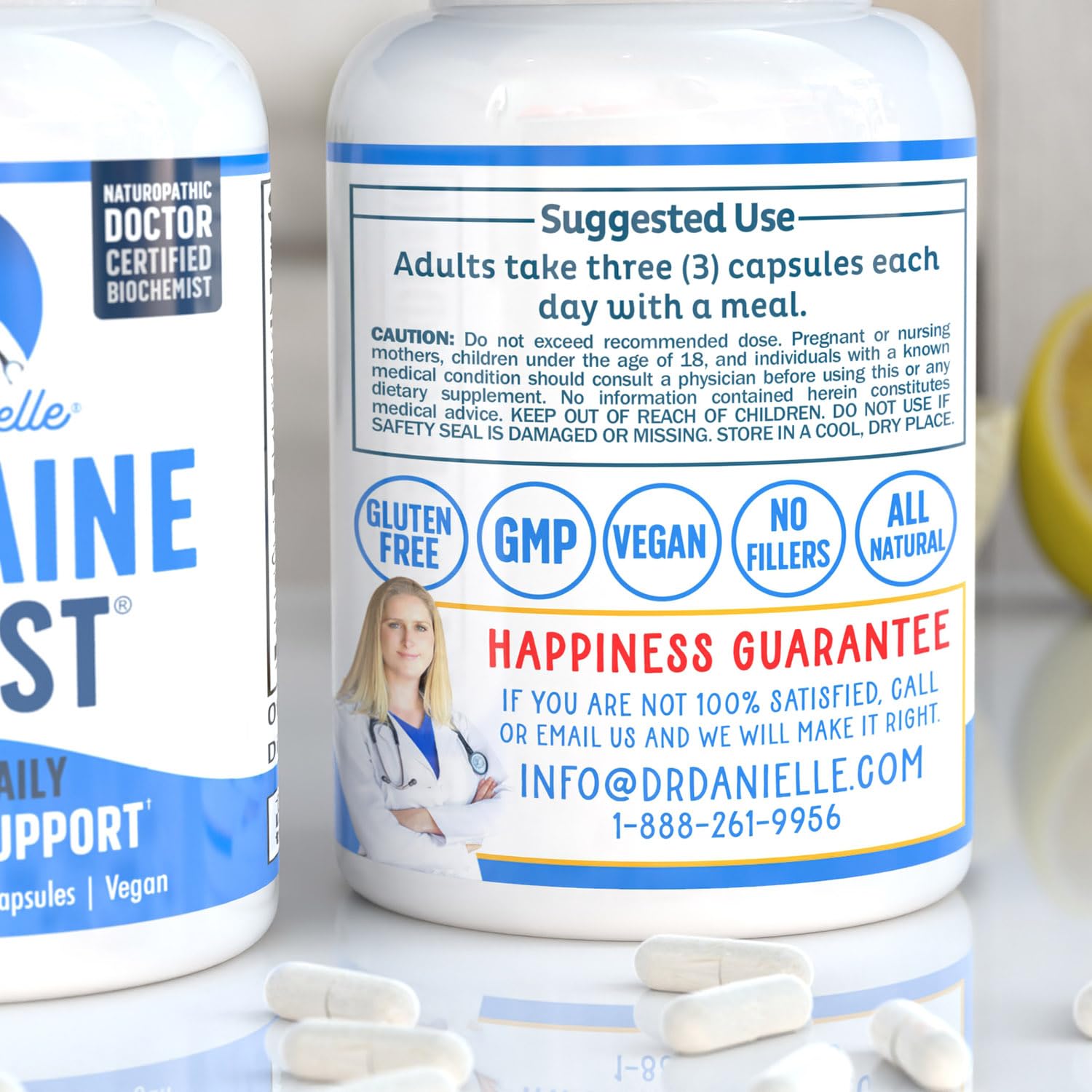 Best Migraine Relief Product with Magnesium - Migraine Assist Supplement with Quercetin, Feverfew, Butterbur, CoQ10 from Dr. Danielle, 90 Capsules Doctor Danielle buy supplements canada