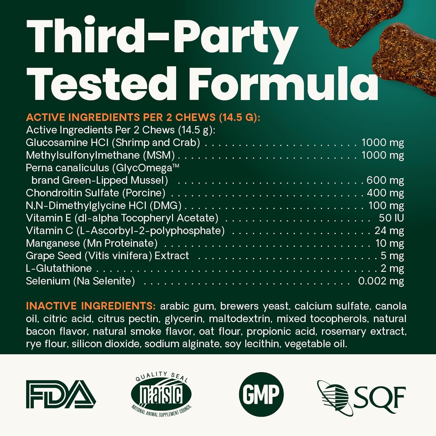 VetriScience Ultimate Strength Hip & Joint Supplement for Dogs, GlycoFlex Plus – MSM, Chondroitin & Green-Lipped Mussel Chews for Mobility, Flexibility, Comfort & Support, Peanut Butter Flavor 120 Cnt VETRISCIENCE buy supplements canada