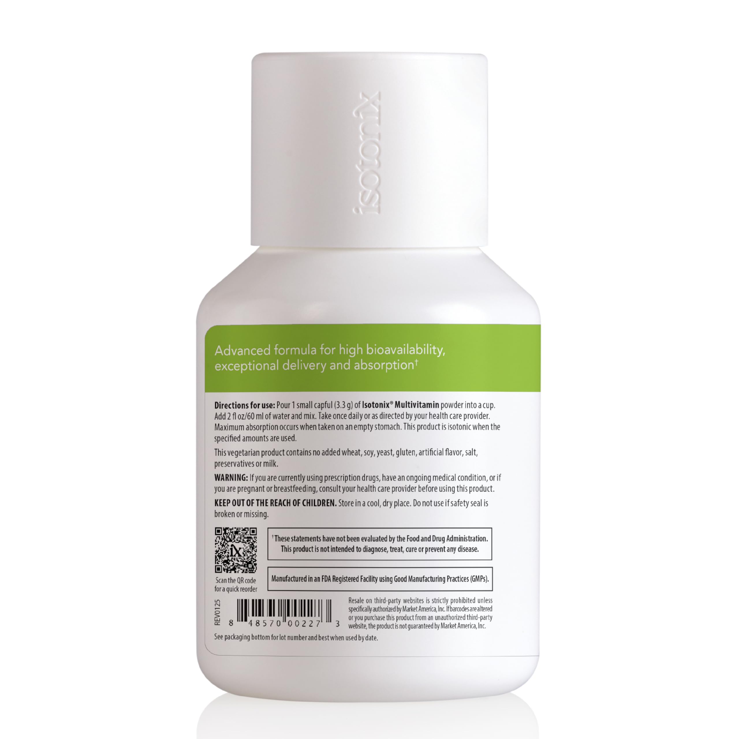 Isotonix Multivitamin Powder Without Iron – Methylated B Vitamins, Antioxidant & Mineral Support – Fast-Mix Isotonic Delivery – Vegetarian, Gluten-Free, Non-GMO – Natural Fruit Flavor – 90 Servings Isotonix buy supplements canada
