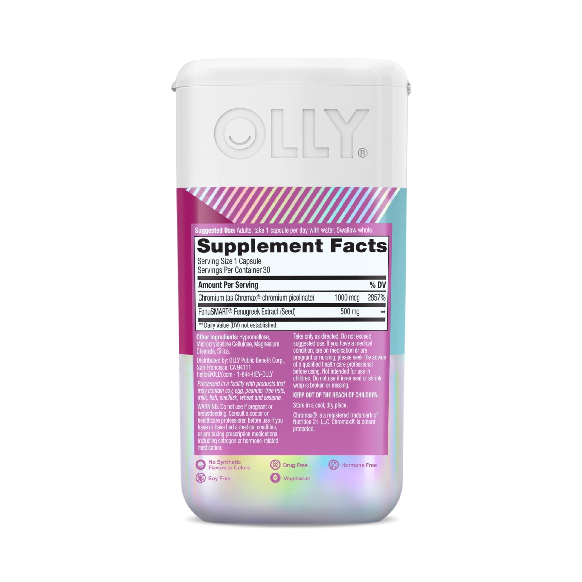 OLLY Balanced Perimeno Capsules, Supports Hormonal Balance, Mood & Metabolism During Perimenopause,* Fenugreek Extract, Chromium, 30 Day Supply - 30 Count OLLY buy supplements canada