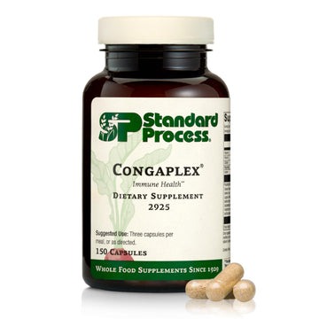 Standard Process Inc. Congaplex - Thymus Gland Support Supplement - Immune Health with Calcium Lactate, Magnesium, Vitamin C & Vitamin A - Immune System Aid with Mushroom Powder - 150 Capsules Standard Process Inc. buy supplements canada