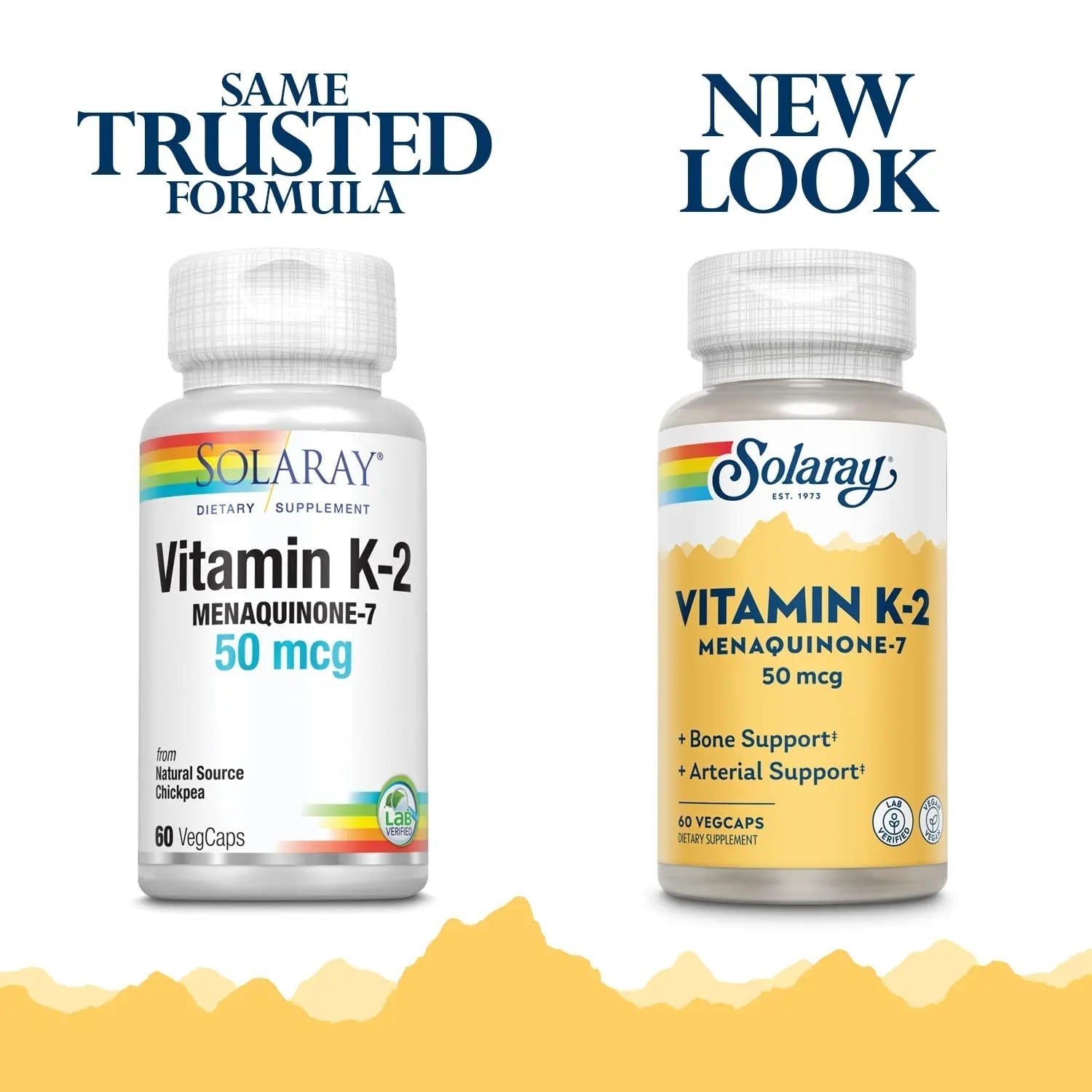 SOLARAY Vitamin K-2 as MK-7 50 mcg - Vitamin K2 MK7 Supplement for Bone Health Support, Vit K2 as Menaquinone for Women and Men - 60 Vegan Capsules SOLARAY buy supplements canada