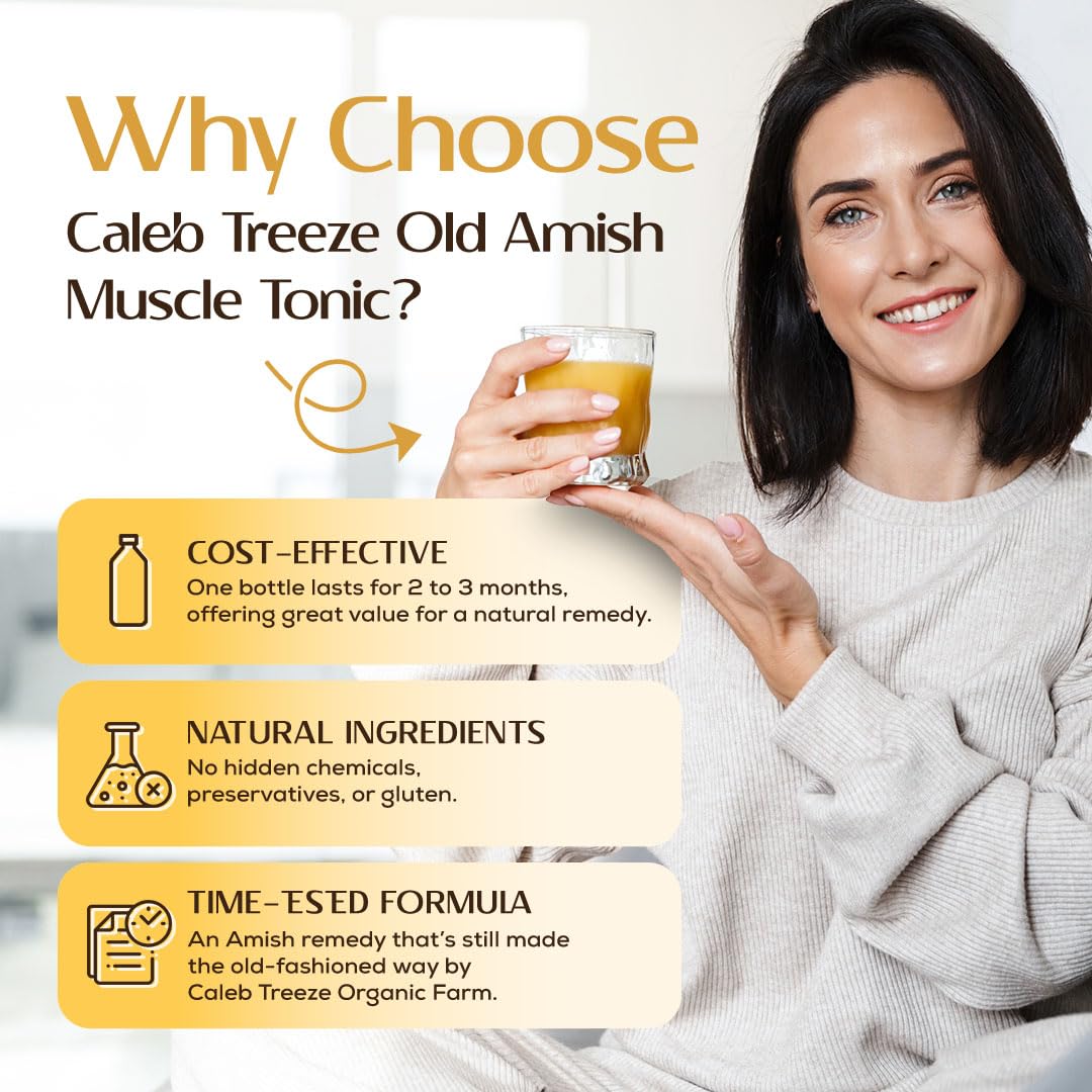Caleb Treeze Old Amish Muscle Tonic 8 fl oz, Leg Cramps Relief, Foot Cramps Relief, Restless Legs, Muscle Cramps & Spasm Relief Caleb Treeze buy supplements canada