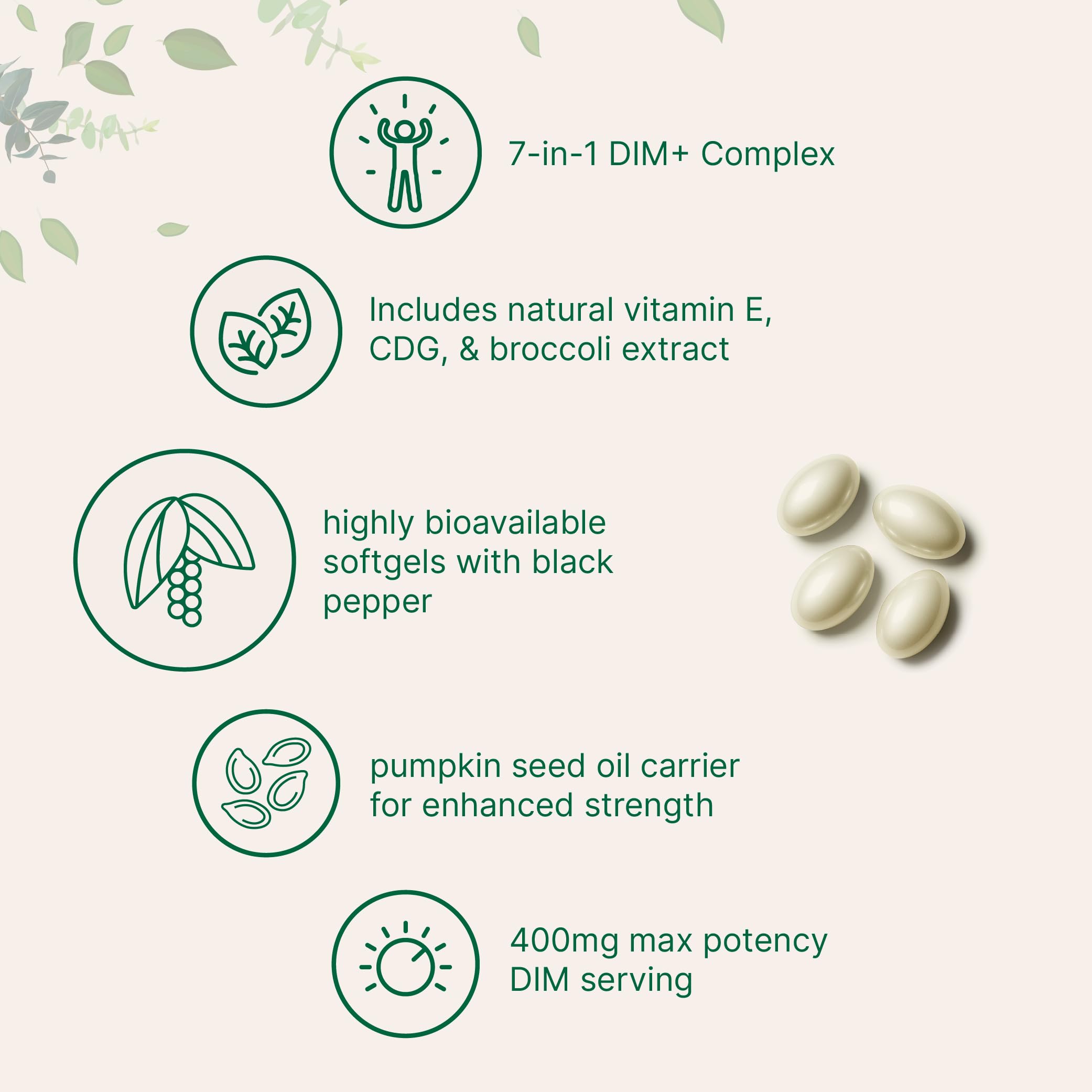 Micro Ingredients DIM+ Supplement 400mg for Men & Women | 240 Softgels with Pumpkin Seed Oil | Highly Bioavailable 7-in-1 Complex with Vitamin E, CDG, Broccoli & Black Pepper Extract Micro Ingredients buy supplements canada