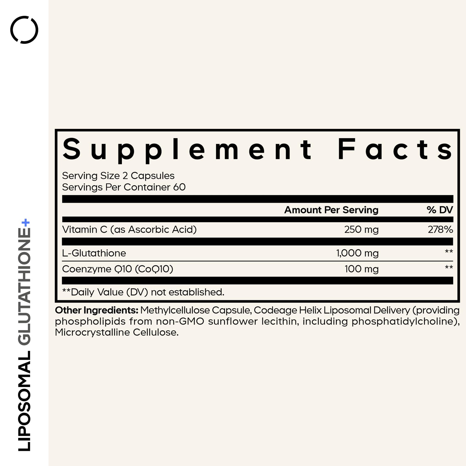 Codeage Liposomal Glutathione+ Supplement - 1000 mg Reduced L-Glutathione Pills, Vitamin C Ascorbic Acid, CoQ10 - Liposomal Delivery - Skin & Antioxidant Support - Non-GMO - 120 Capsules Codeage buy supplements canada