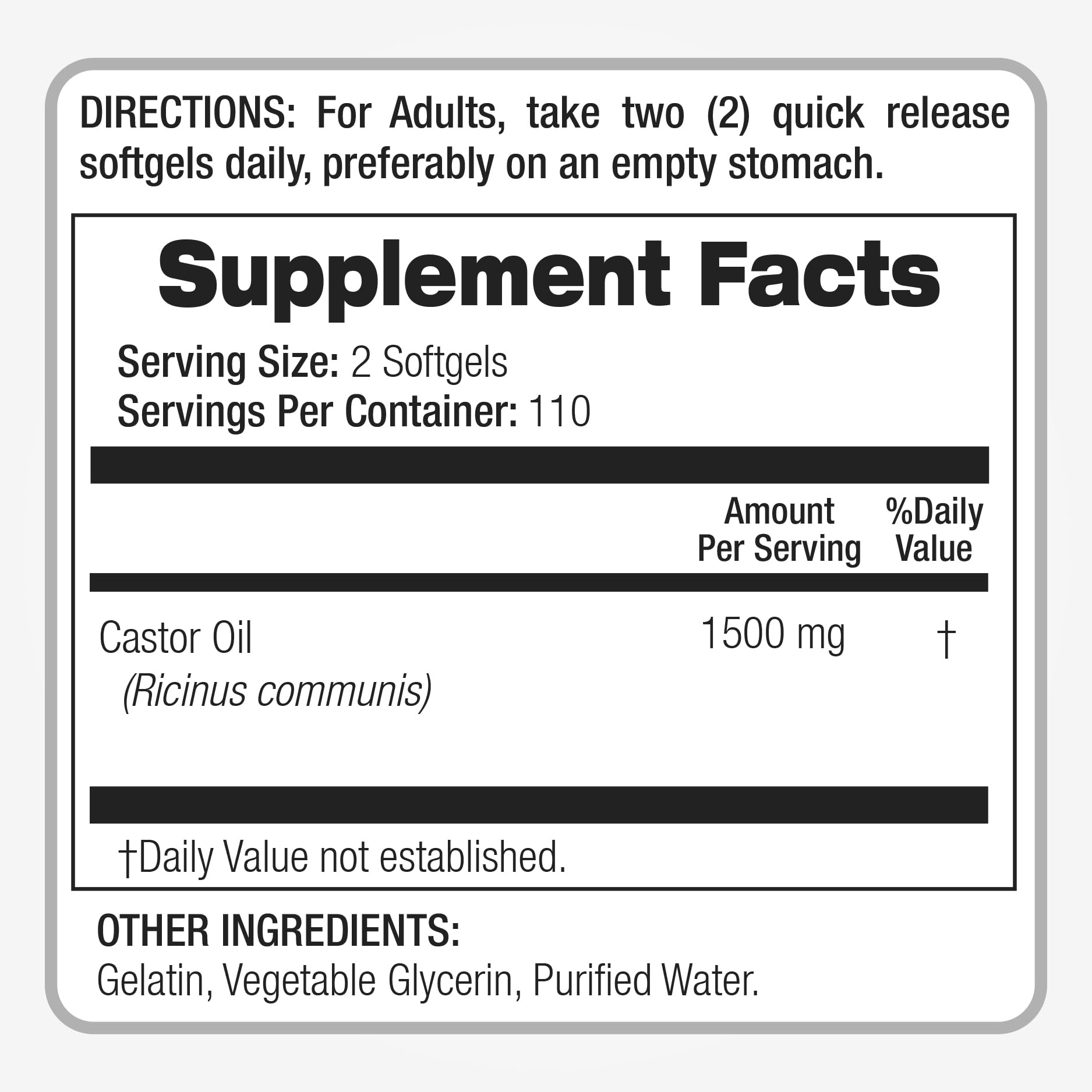 Lab | castor oil pills |220 softgels |1500 mg| castor oil capsules | castor oil capsules organic FITO MEDIC'S buy supplements canada