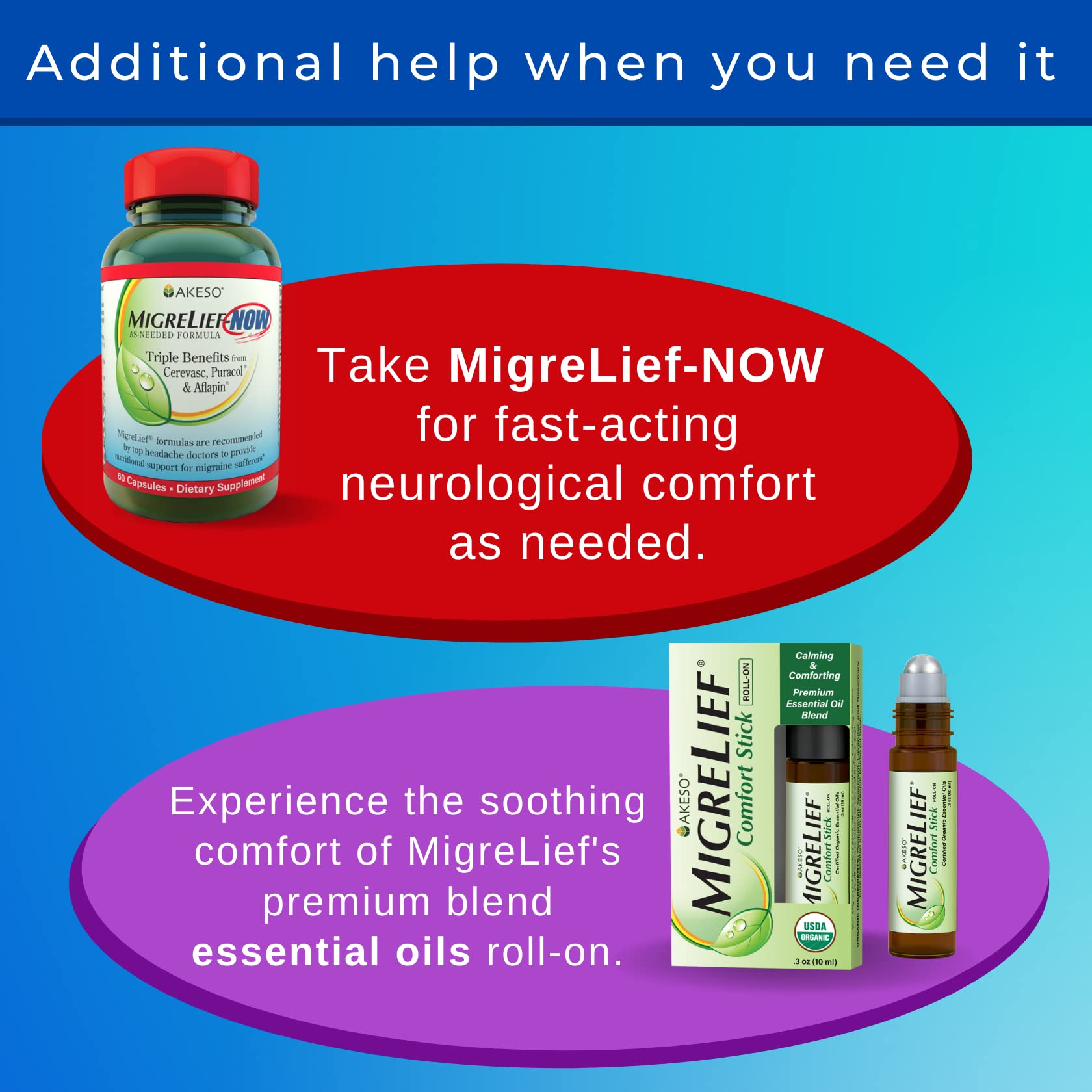 MigreLief Original Triple Therapy with Puracol - Nutritional Support for Migraine Sufferers - 60 Caplets/1 Month Supply MigreLief buy supplements canada