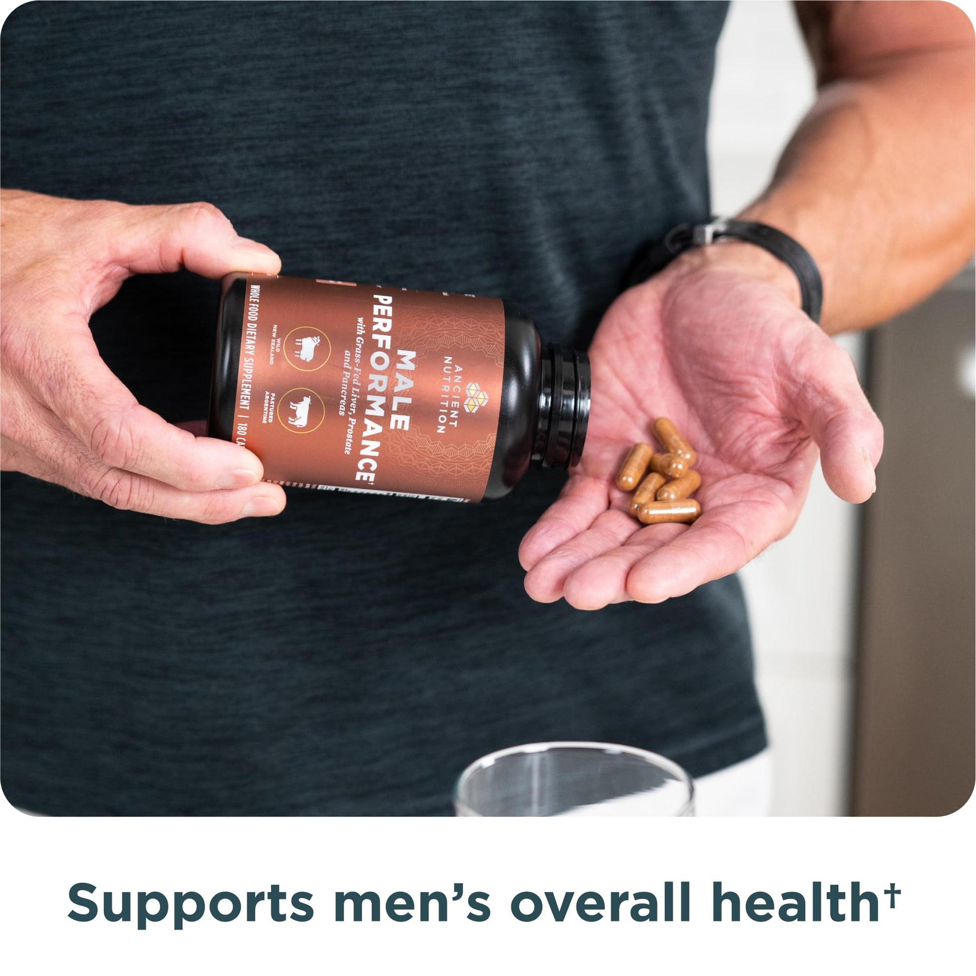 Ancient Nutrition Organ Supplements for Men, Grass-Fed and Wild Organ Complex Capsules, Liver, Prostate, Pancreas Supports Male Performance, Healthy Aging, 180 Ct Ancient Nutrition buy supplements canada