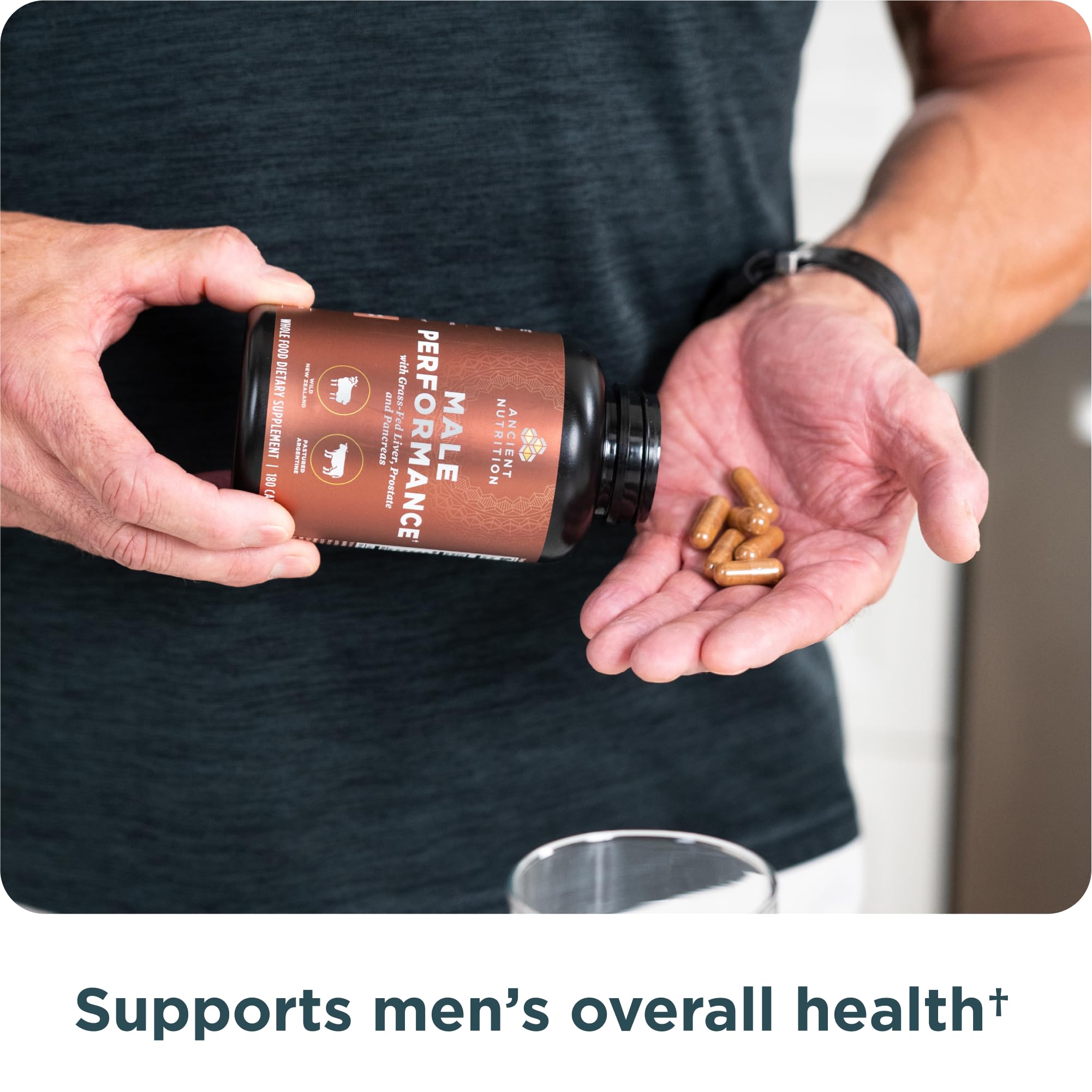 Ancient Nutrition Organ Supplements for Men, Grass-Fed and Wild Organ Complex Capsules, Liver, Prostate, Pancreas Supports Male Performance, Healthy Aging, 180 Ct Ancient Nutrition buy supplements canada