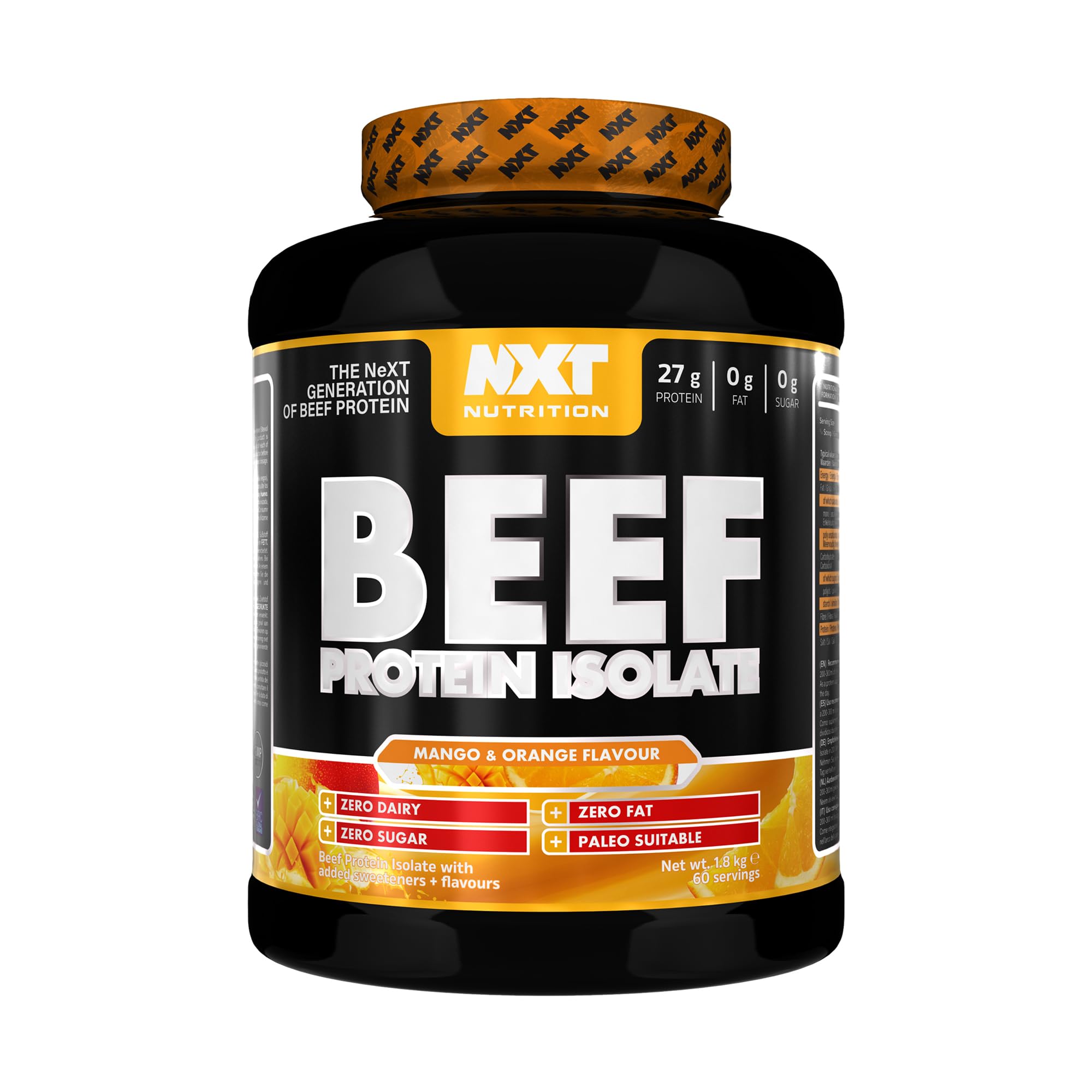 NXT Nutrition Beef Protein Isolate Powder - Protein Powder High in Natural Amino Acids NXT Nutrition buy supplements canada
