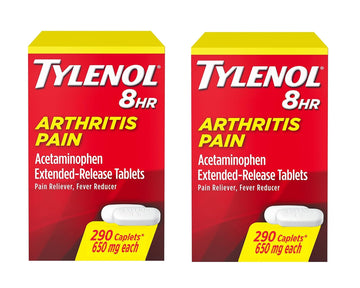 Tylenol Arthritis Pain Extended Release Tablets with Acetaminophen for Joint Pain, 290 Caplets (Pack of 2) (Package May Vary) Tylenol buy supplements canada