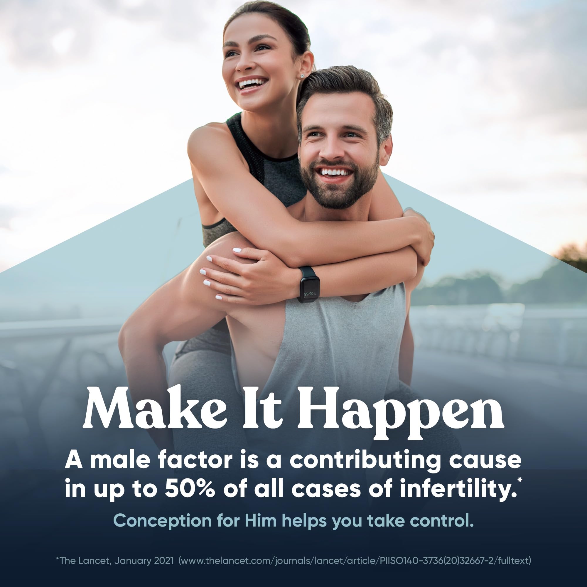 Eu Natural Conception for Him - Male Fertility Supplements with Ashwagandha, Folate & Zinc - Sperm Count, Motility & Strength Support Eu Natural buy supplements canada