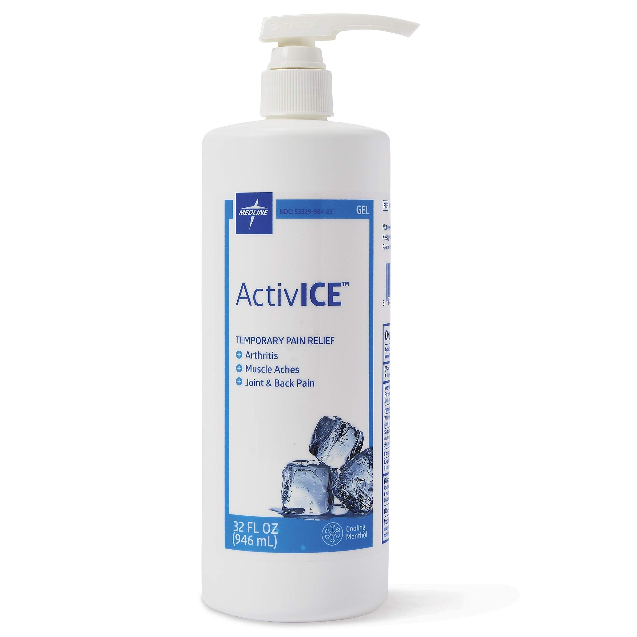 Medline ActivICE Topical Pain Reliever 32 oz Medline buy supplements canada