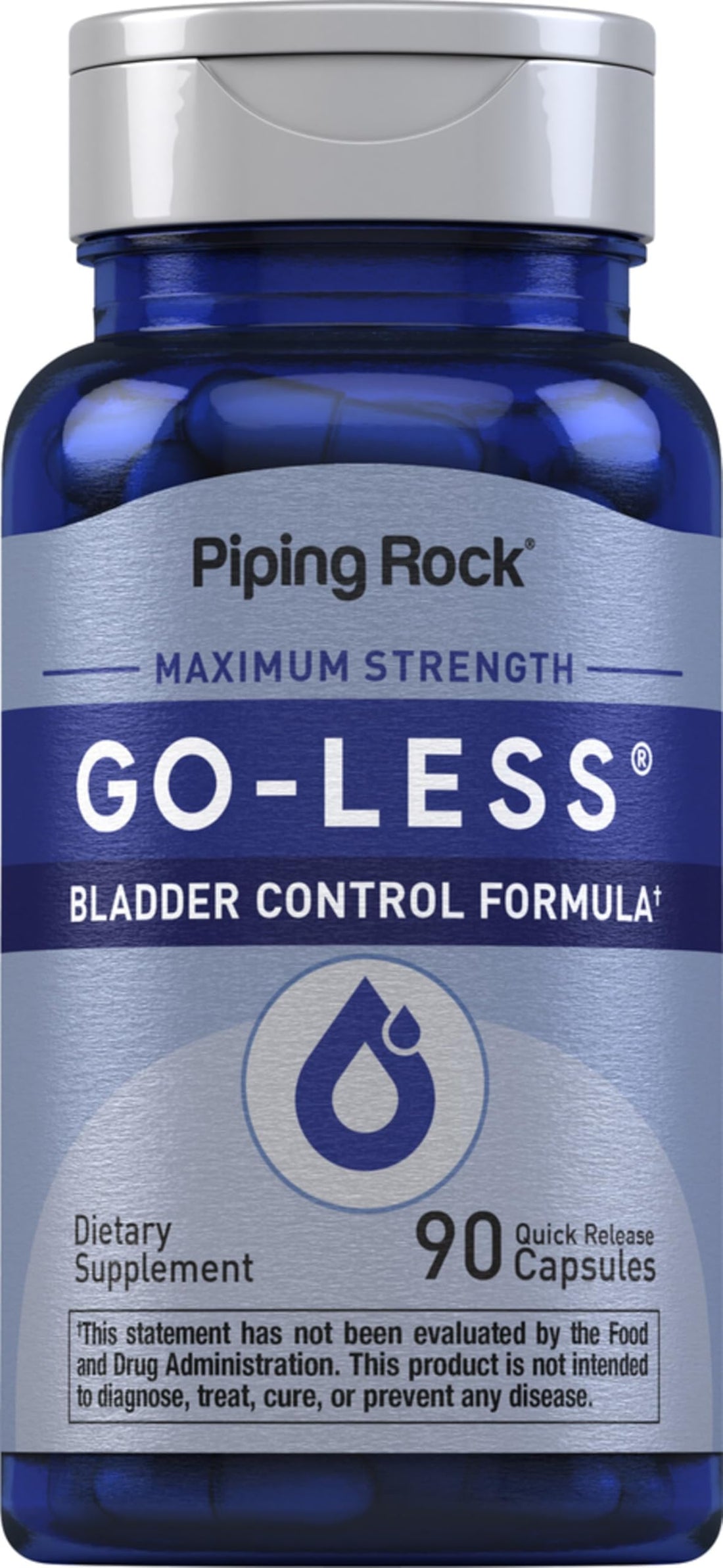 Piping Rock Bladder Control Pills for Women and Men | 90 Capsules | Maximum Strength Formula | Pumpkin Seed Extract | Non-GMO, Gluten Free Supplement Piping Rock buy supplements canada