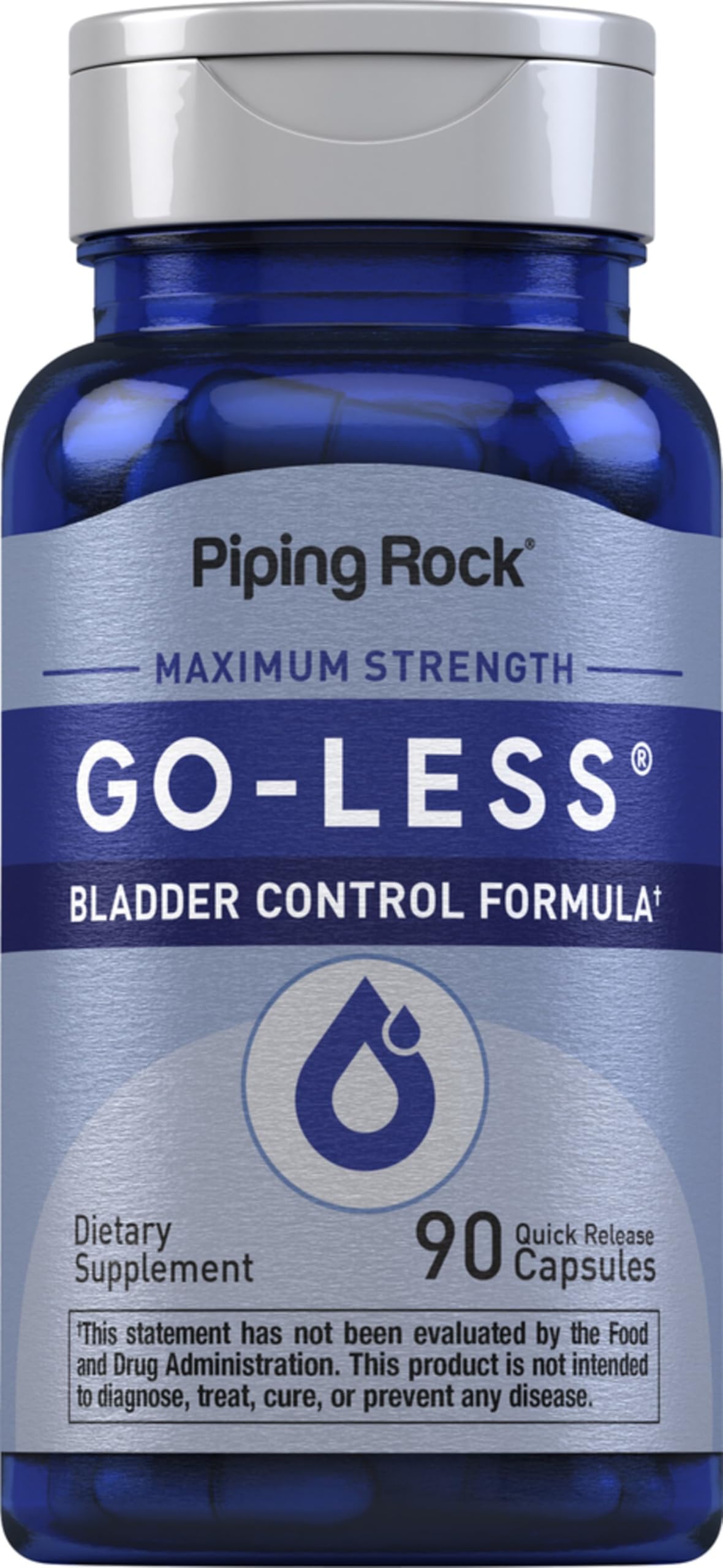 Piping Rock Bladder Control Pills for Women and Men | 90 Capsules | Maximum Strength Formula | Pumpkin Seed Extract | Non-GMO, Gluten Free Supplement Piping Rock buy supplements canada