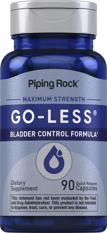 Piping Rock Bladder Control Pills for Women and Men | 90 Capsules | Maximum Strength Formula | Pumpkin Seed Extract | Non-GMO, Gluten Free Supplement Piping Rock buy supplements canada