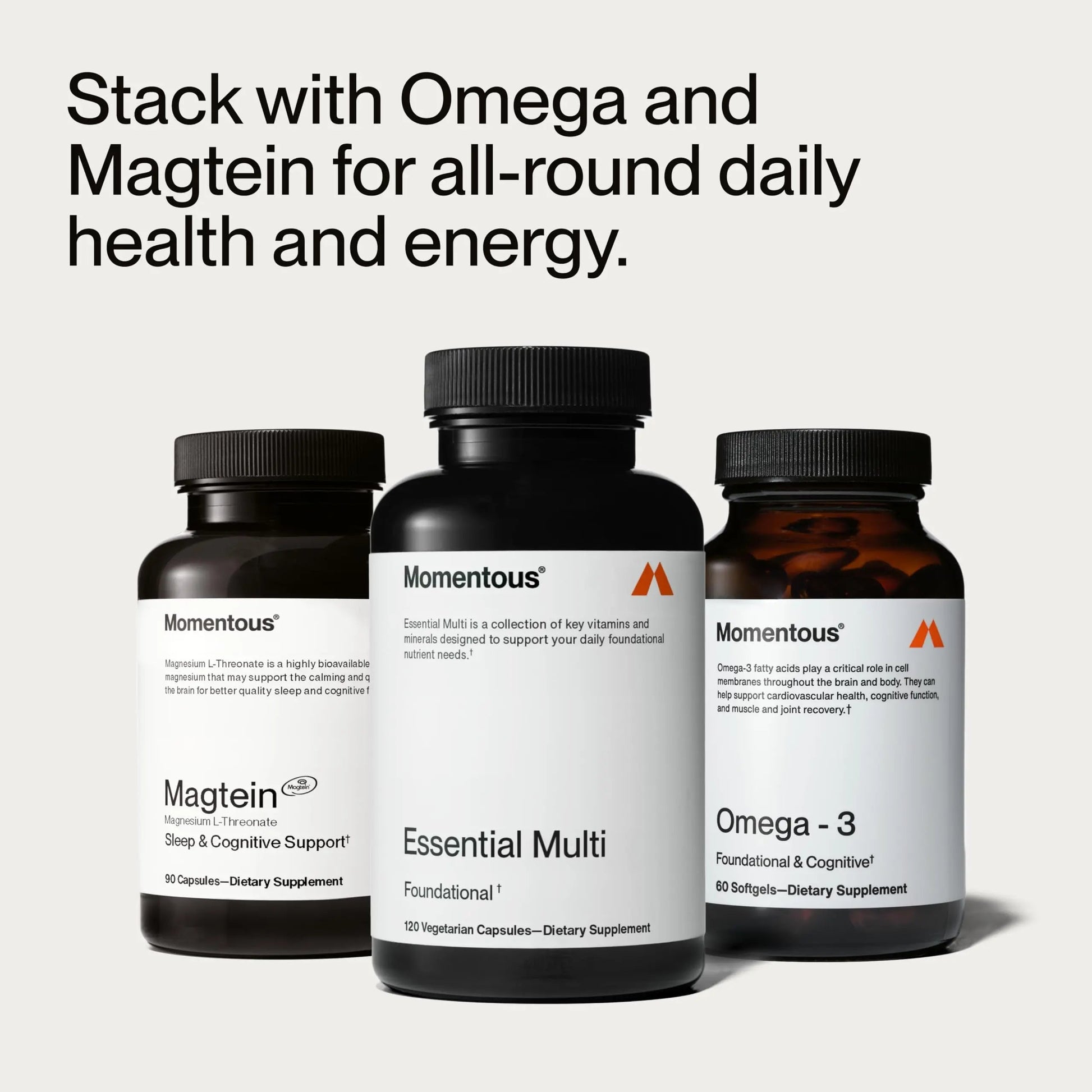 Momentous Essential Multivitamin for Women & Men - Complete Vitamin & Mineral Complex for Athletes & Wellness Enthusiasts - GMO- & Gluten-Free Momentous buy supplements canada