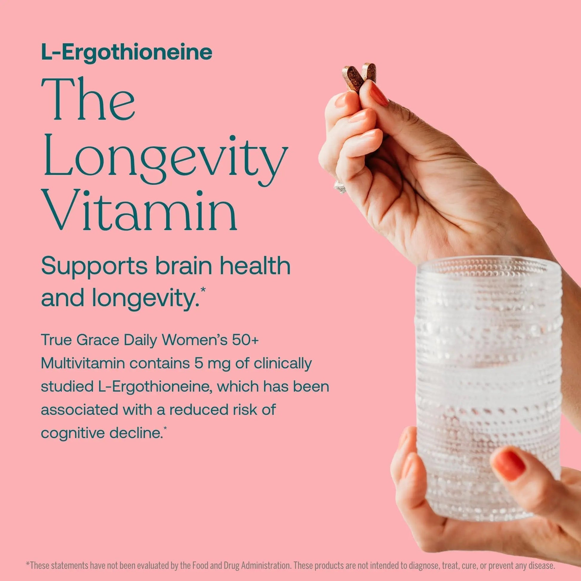 True Grace Daily Women’s Multivitamin 50+ - 60 Easy-to-Swallow Tablets - Immune, Energy, Longevity & Memory Support True Grace buy supplements canada