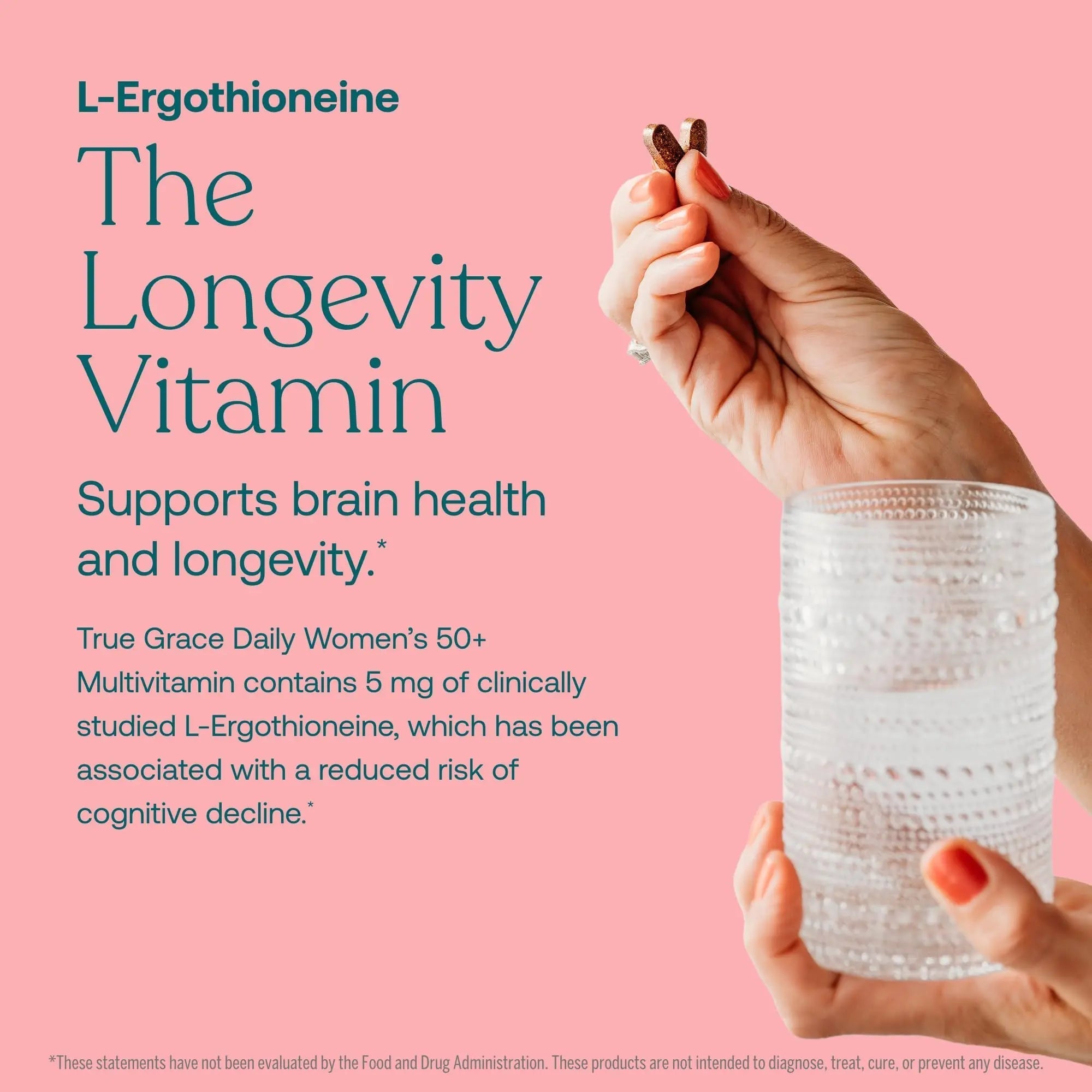 True Grace Daily Women’s Multivitamin 50+ - 60 Easy-to-Swallow Tablets - Immune, Energy, Longevity & Memory Support True Grace buy supplements canada