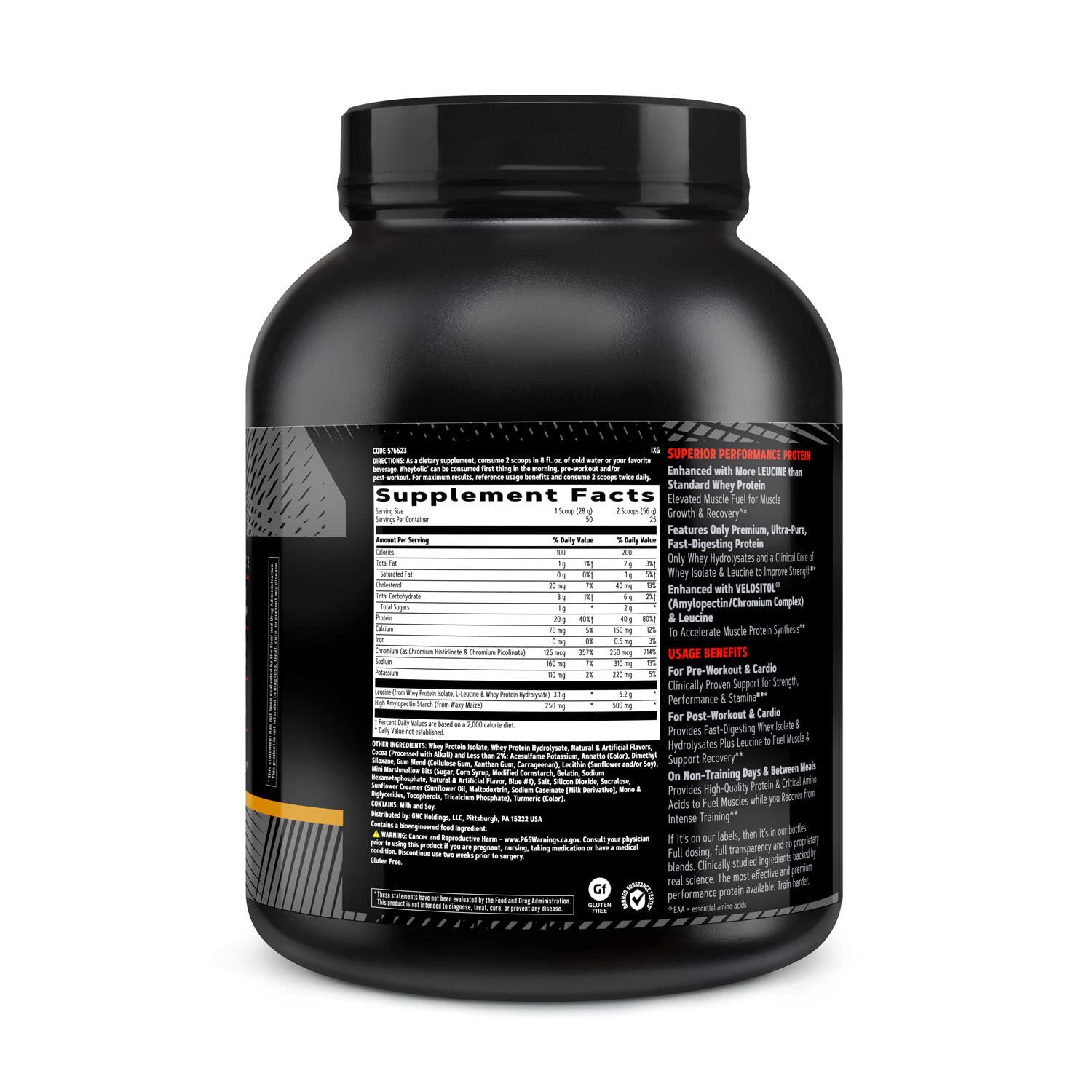 GNC AMP Wheybolic Protein Powder | Targeted Muscle Building and Workout Support Formula GNC buy supplements canada