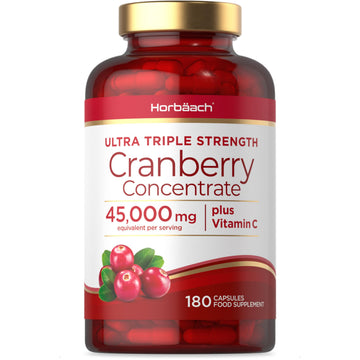 Cranberry Capsules 45,000 mg | High Strength Cranberry Extract with Vitamin C Horbäach buy supplements canada