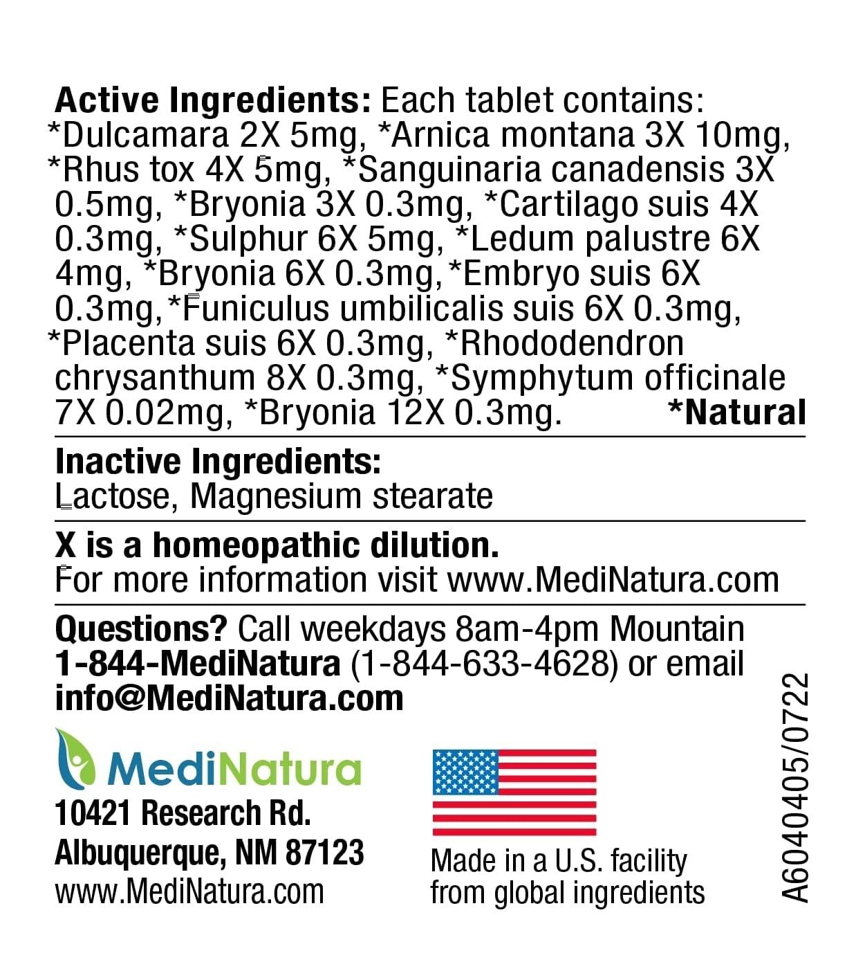 MediNatura Plant-Powered Pet Pain Relief Bundle T-Relief Pet Pain Tablets (90) + T-Relief Pet Arthritis (90) 12 Plant-Based Homeopathic Pain Relievers with Arnica - Support for Muscles, Joints + HIPS MediNatura buy supplements canada