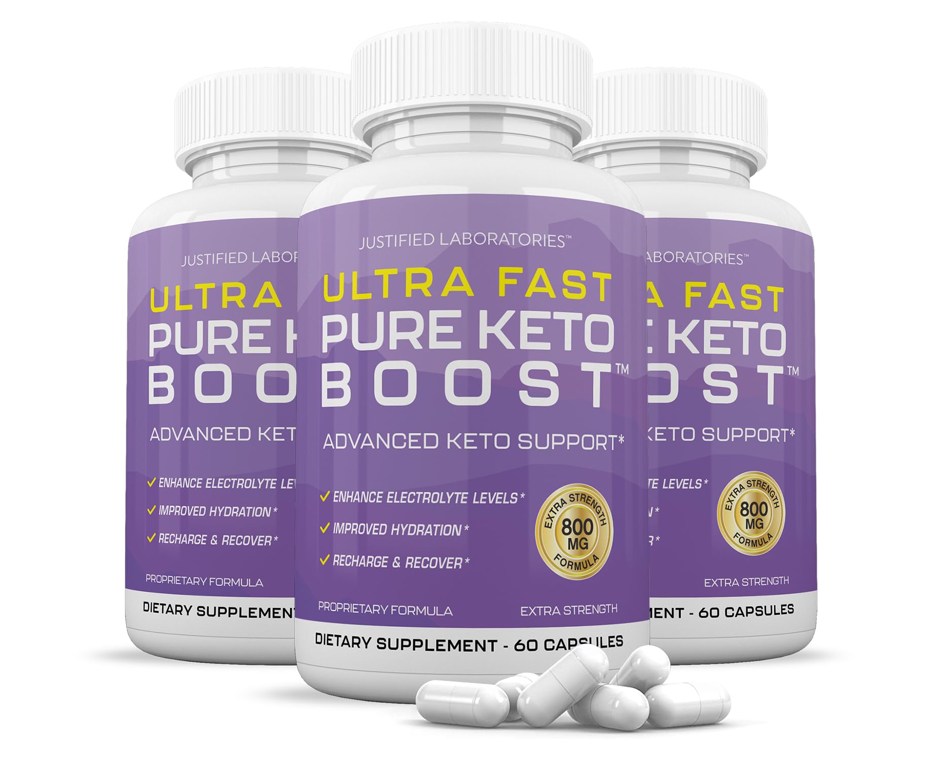 (5 Pack) Ultra Fast Pure Keto Boost Pills 1275MG New & Improved Formula Contains Apple Justified Laboratories buy supplements canada