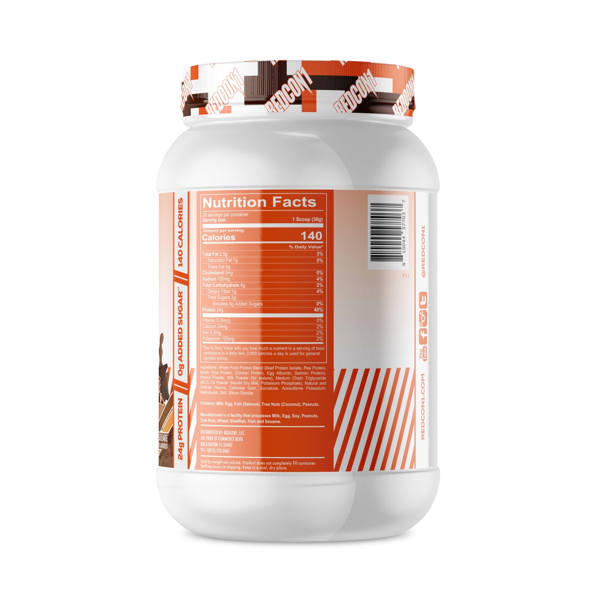 REDCON1 MRE Lite Whole Food Protein Powder, Juniors, Peanut Butter Chocolate REDCON1 buy supplements canada