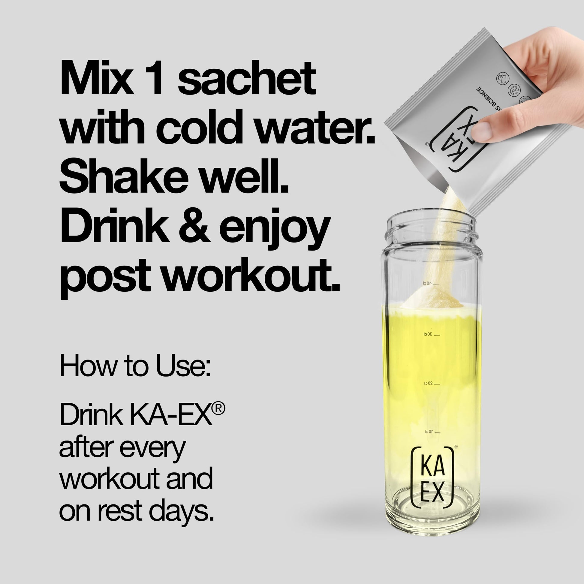 KA EX - Cortisol Stress Reducer for Athletes | Post-Workout Recovery Gamechanger | Clinically Tested and Trusted by Thousands of Pro Athletes | Swiss Science I Vegan (24 Pack) KA EX buy supplements canada