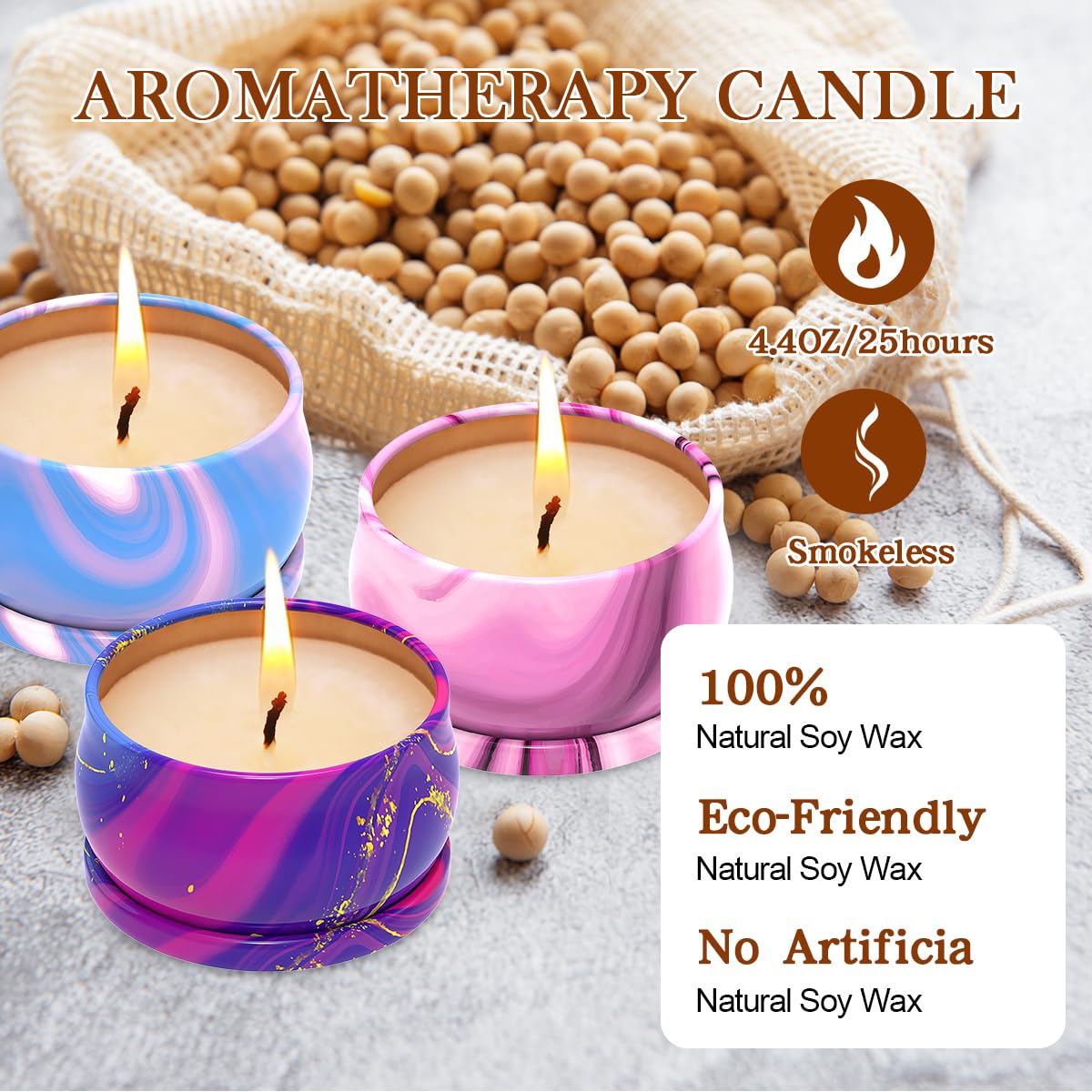 Scented Candles Set of 3, Aromatherapy Candle Set, Home Scented Candles for Winter, Holiday Weimingte buy supplements canada